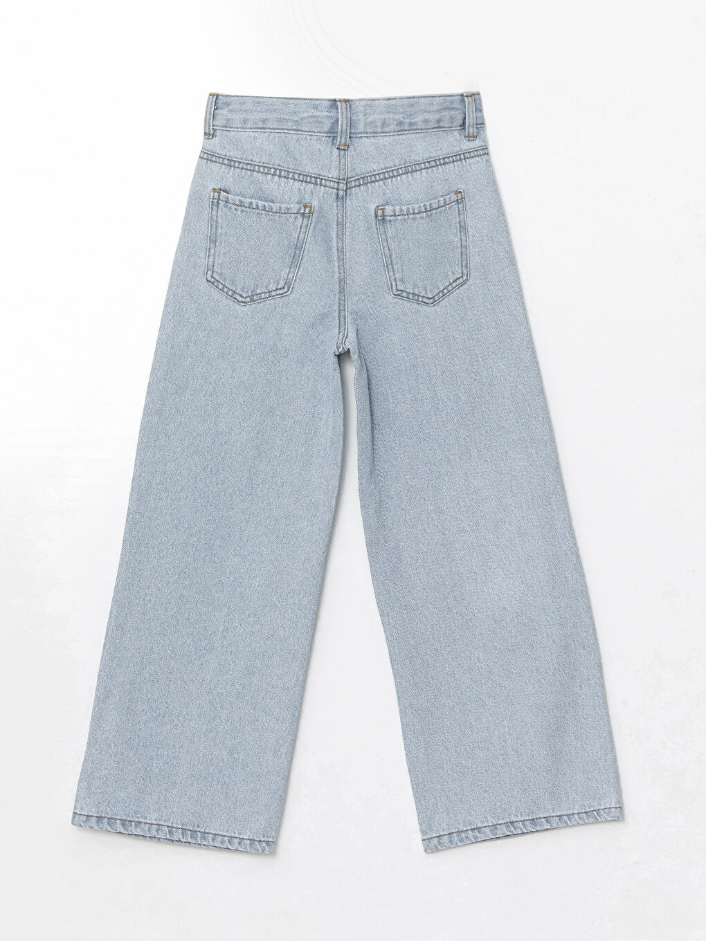 Girl's Jean Trousers with Adjustable Elastic Waist -S50466Z4-311