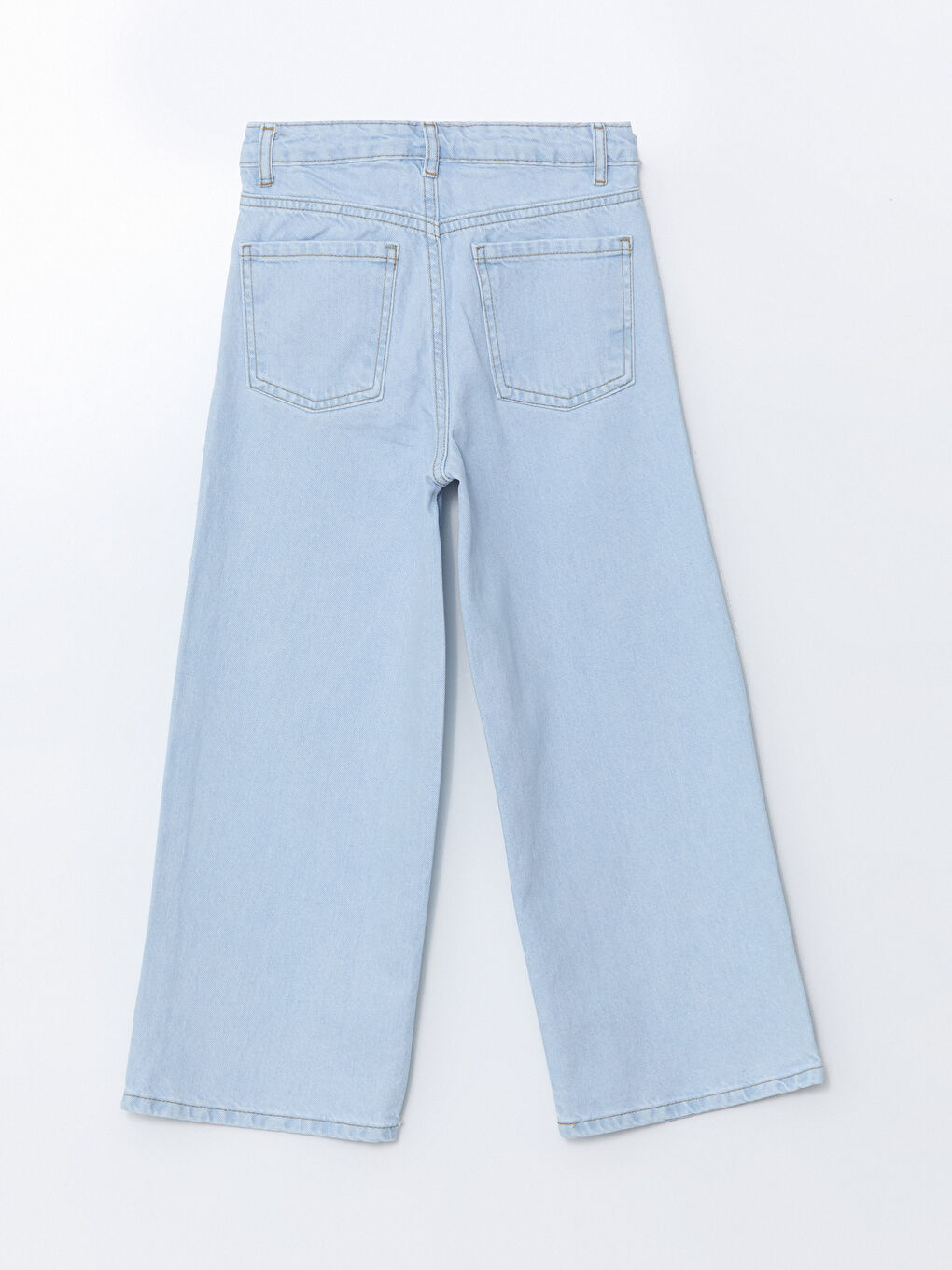 Jean fille avec taille élastiquée ajustable-4