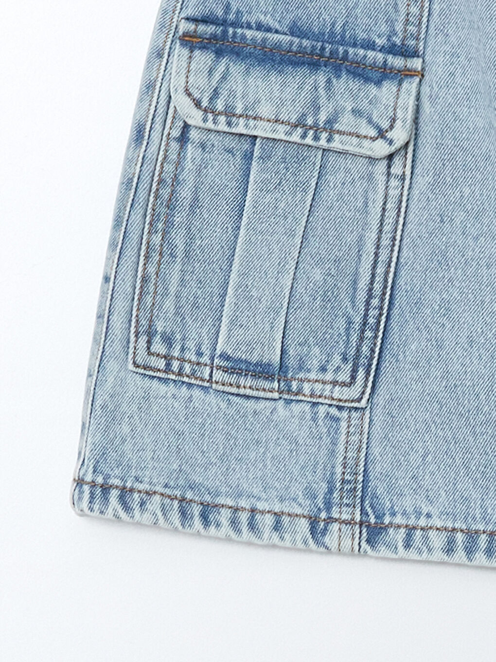 Girls Cargo Jean Skirt -S50481Z4-V2T