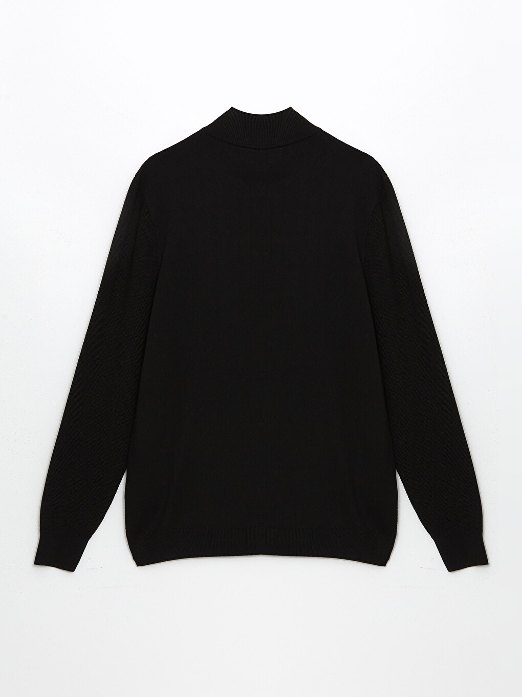 Regular Fit Funnel Neck Men's Knit Cardigan-5