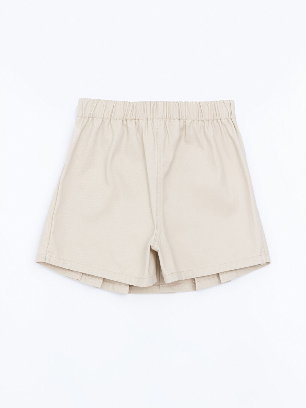 Elastic Waist Pleated Girl's Shorts Skirt -S50512Z4-RMT