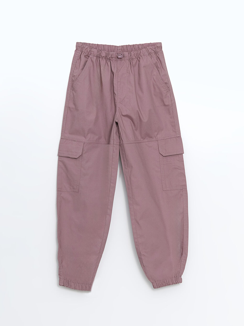 Elasticated Waist Girls' Cargo Jogger Trousers -S50517Z4-YQA