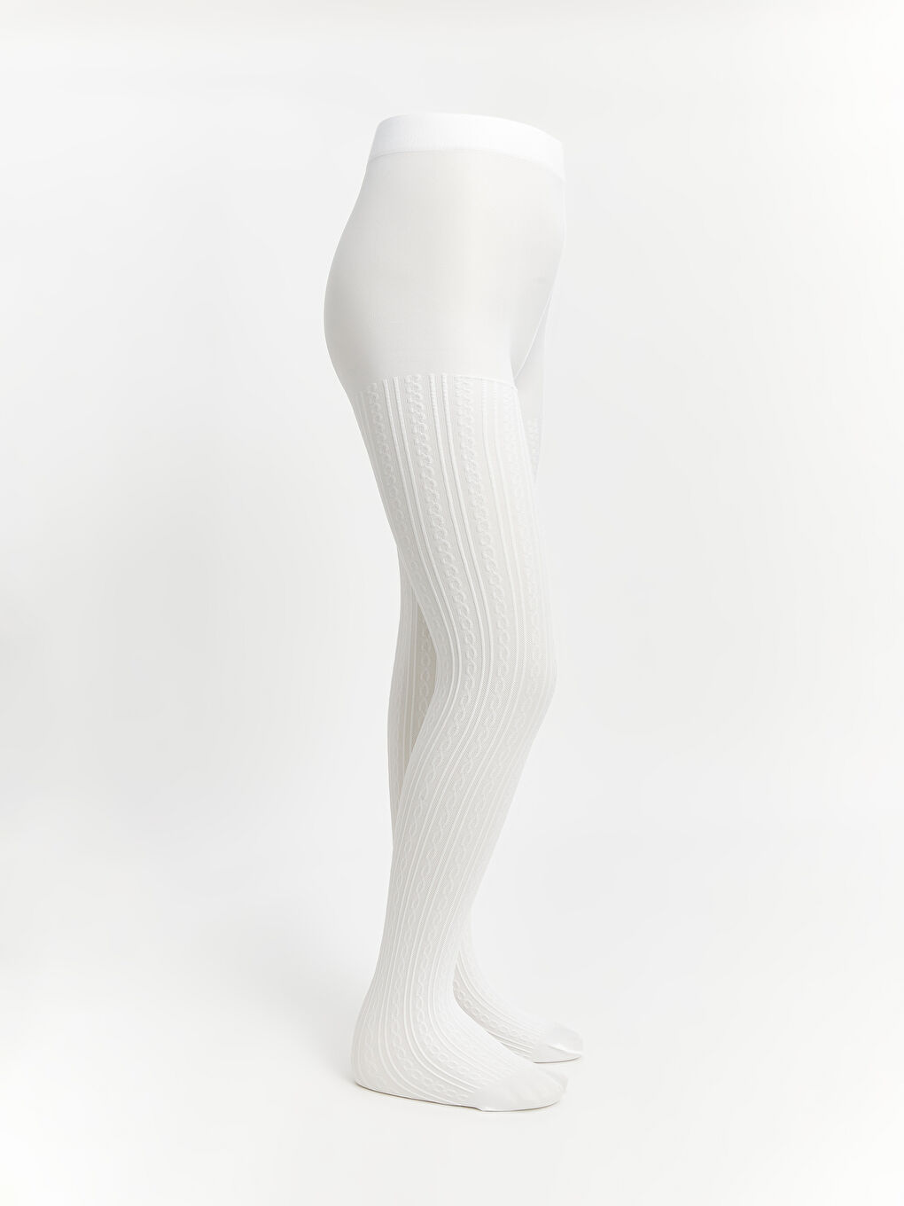 جوارب طويلة أبيض فتاة -S50529Z4-J5E