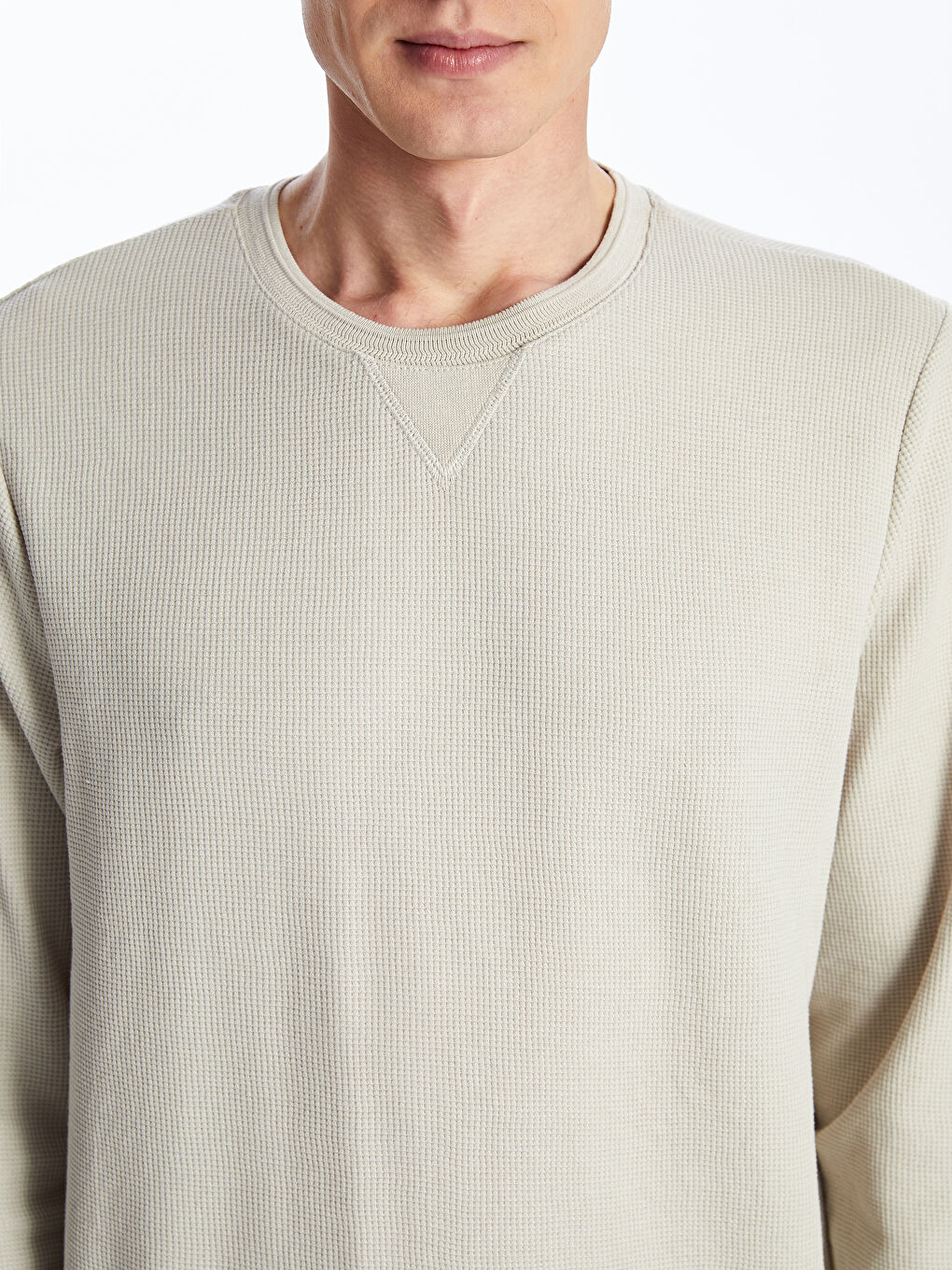 Crew Neck Long Sleeve Men's Sweatshirt -S50533Z8-YJ4