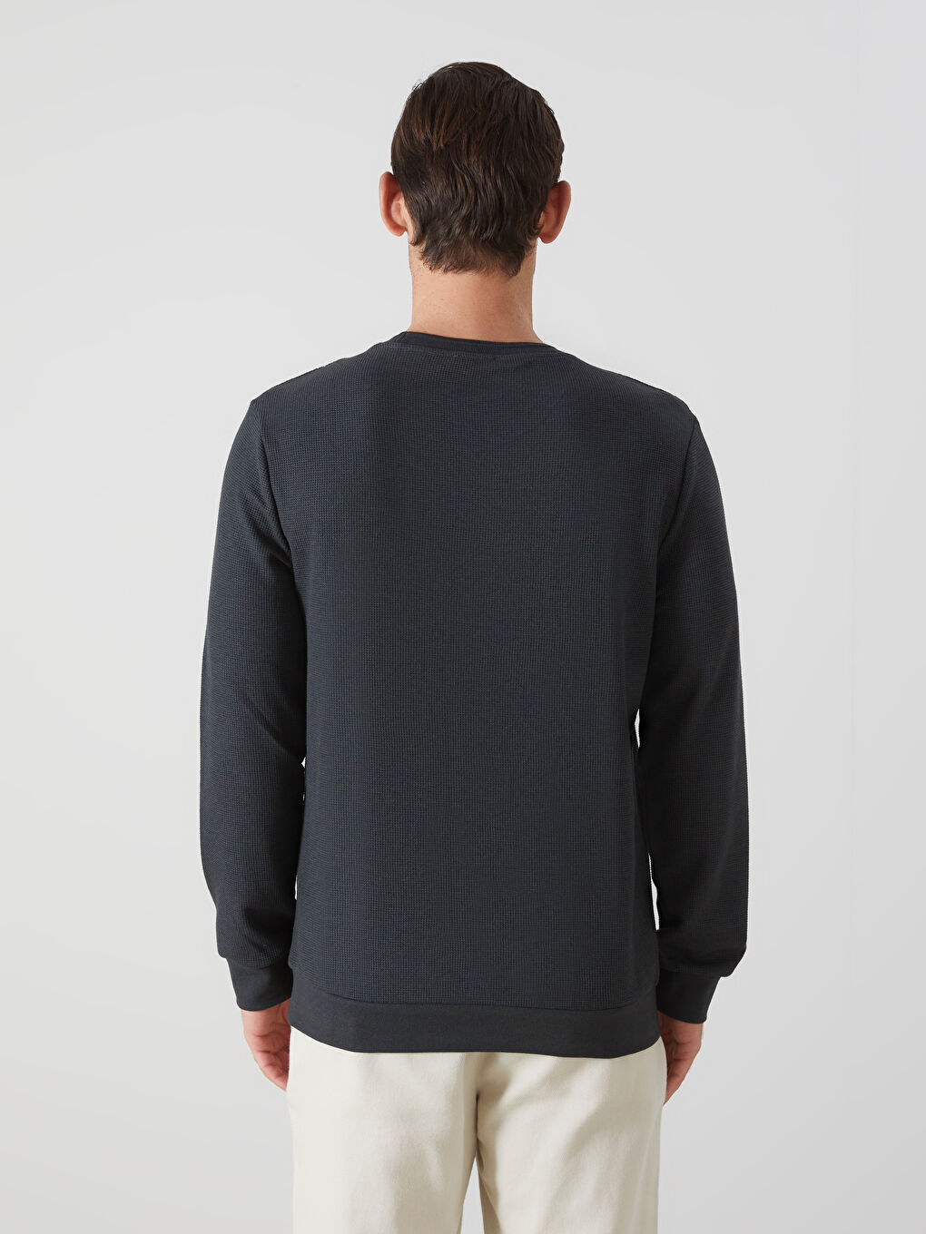 Crew Neck Long Sleeve Men's Sweatshirt -S50533Z8-YM6
