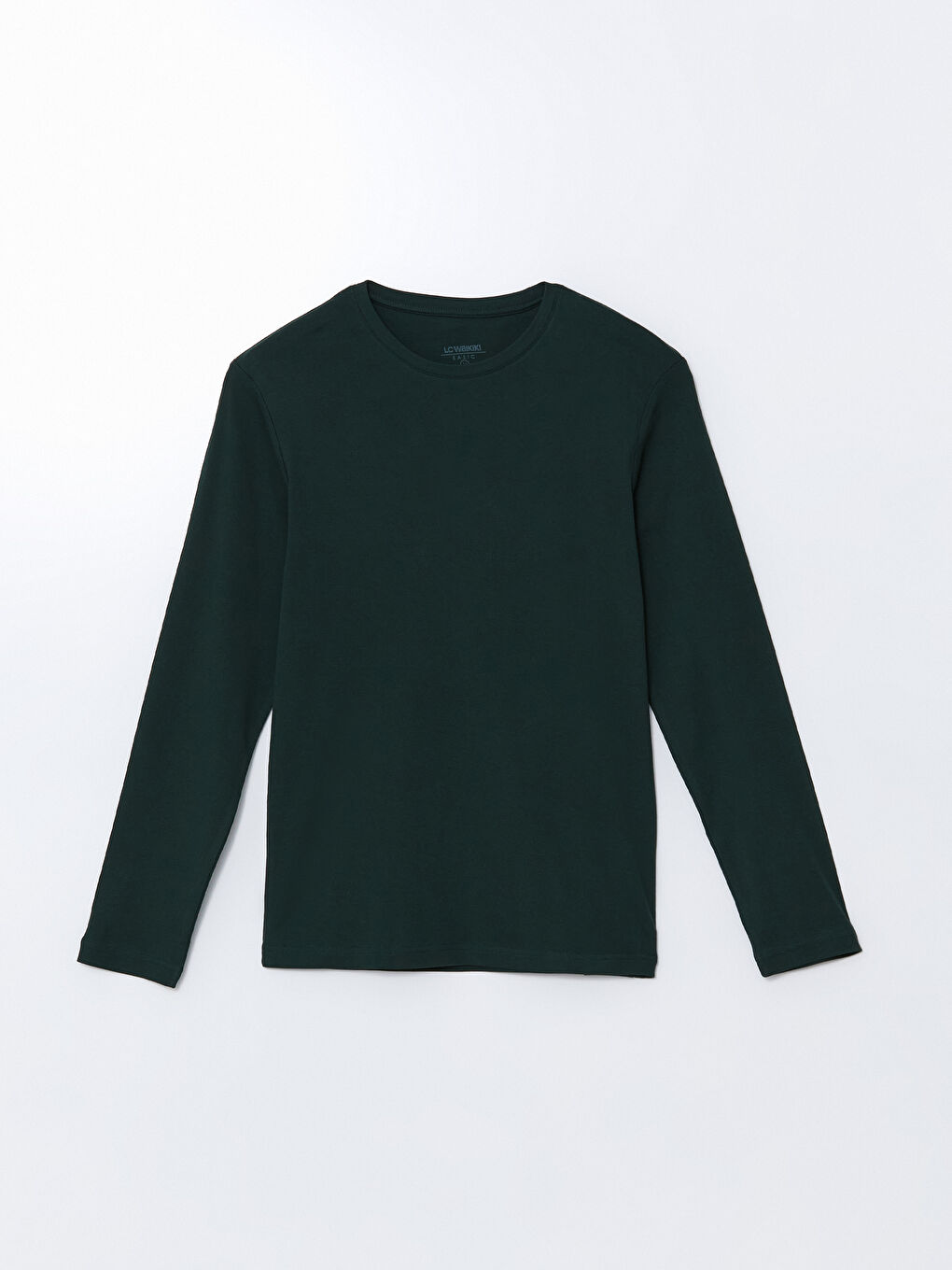 Crew Neck Long Sleeve Combed Cotton Men's T-shirt -S50538Z8-ZGZ