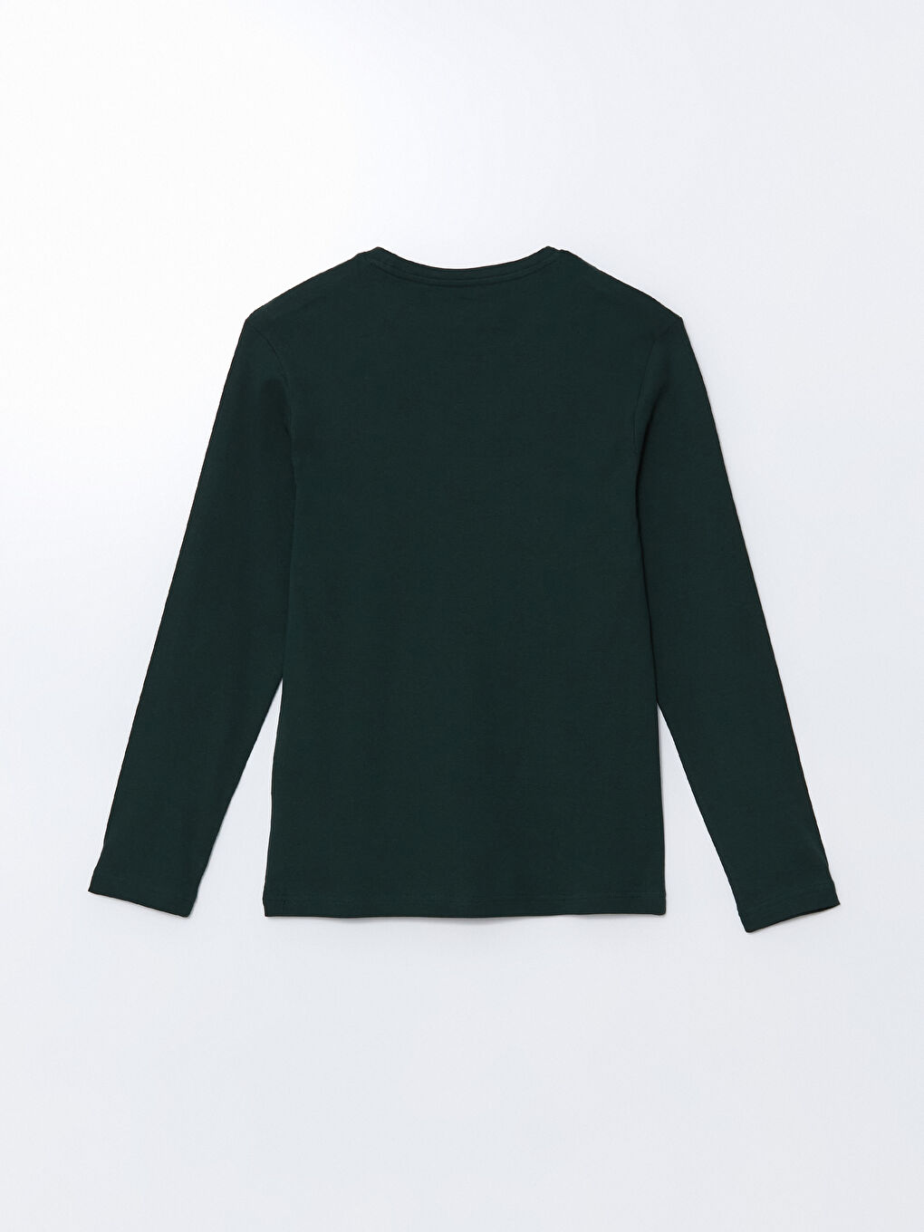 Crew Neck Long Sleeve Combed Cotton Men's T-shirt -S50538Z8-ZGZ