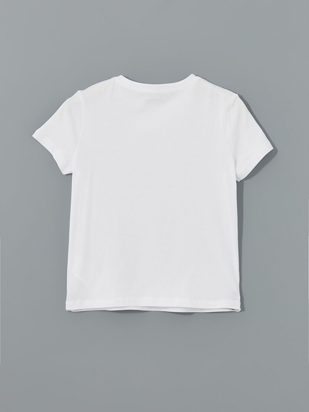 Crew Neck Plain Combed Cotton Girls T-Shirt -S50548Z4-Q6K