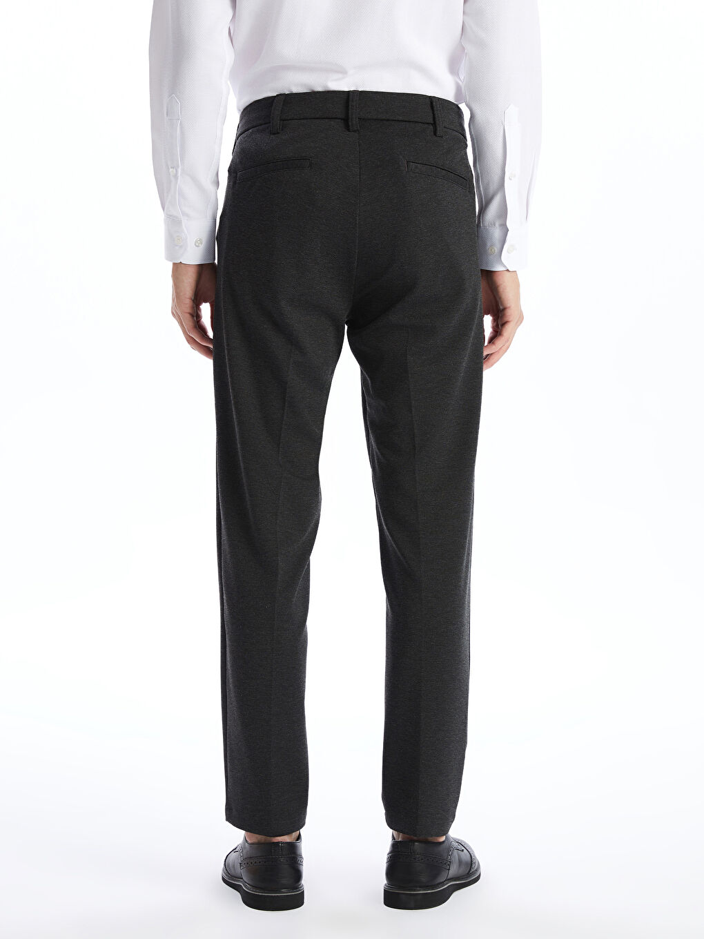 Antrasit Dar Kalıp Erkek Chino Pantolon-3