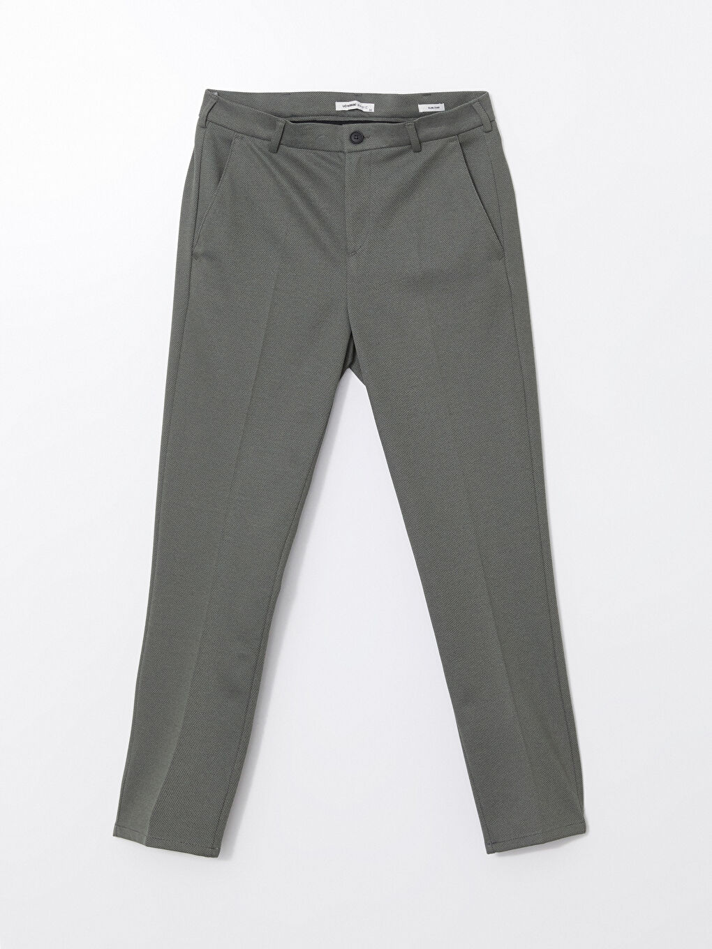 Haki Dar Kalıp Erkek Chino Pantolon-8