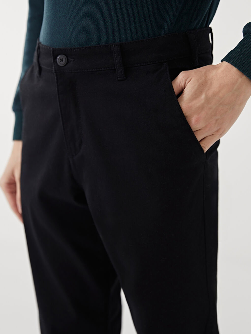 Slim Fit Men's Chino Trousers -S50561Z8-CVL