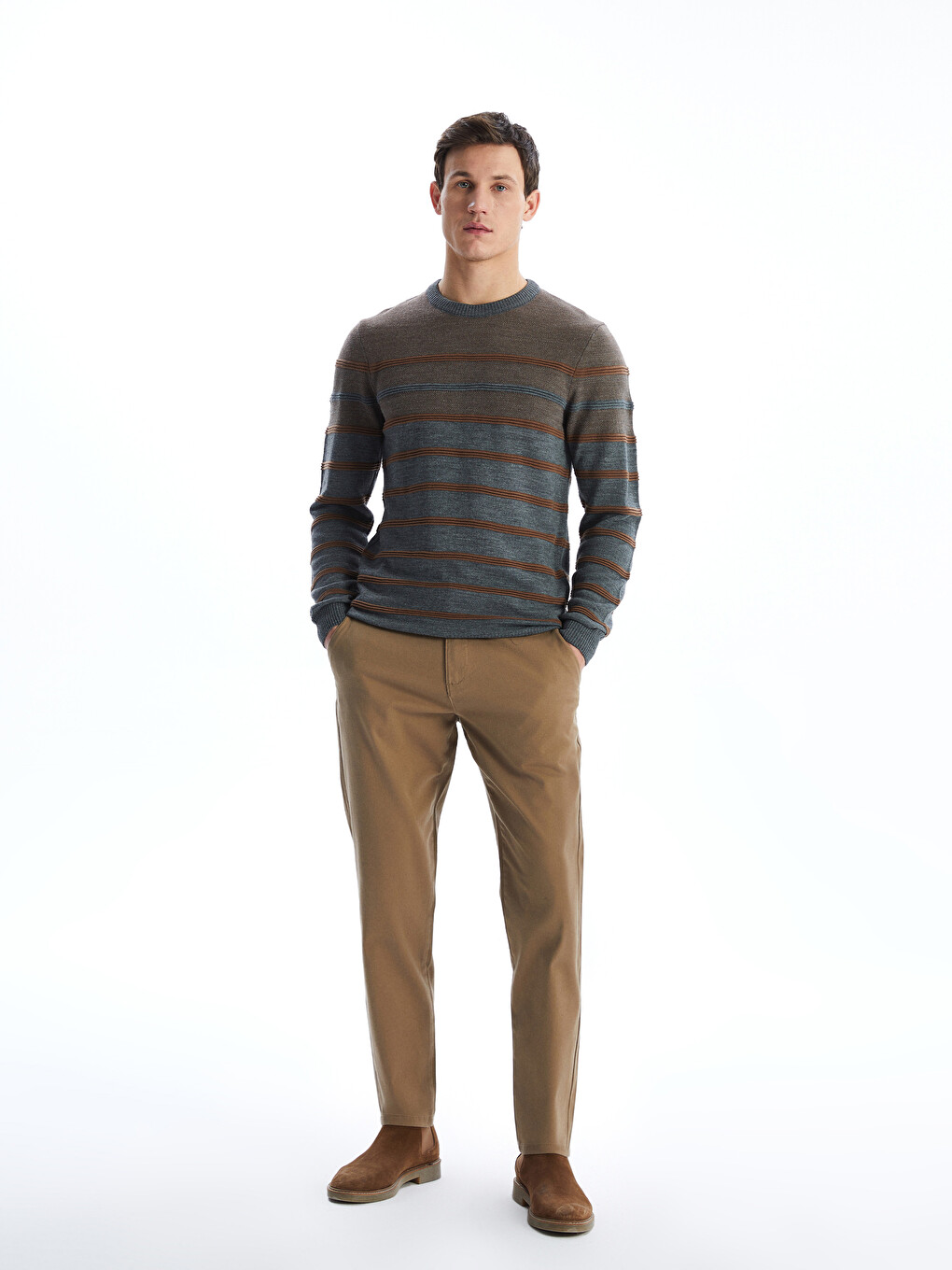 Slim Fit Men's Chino Trousers