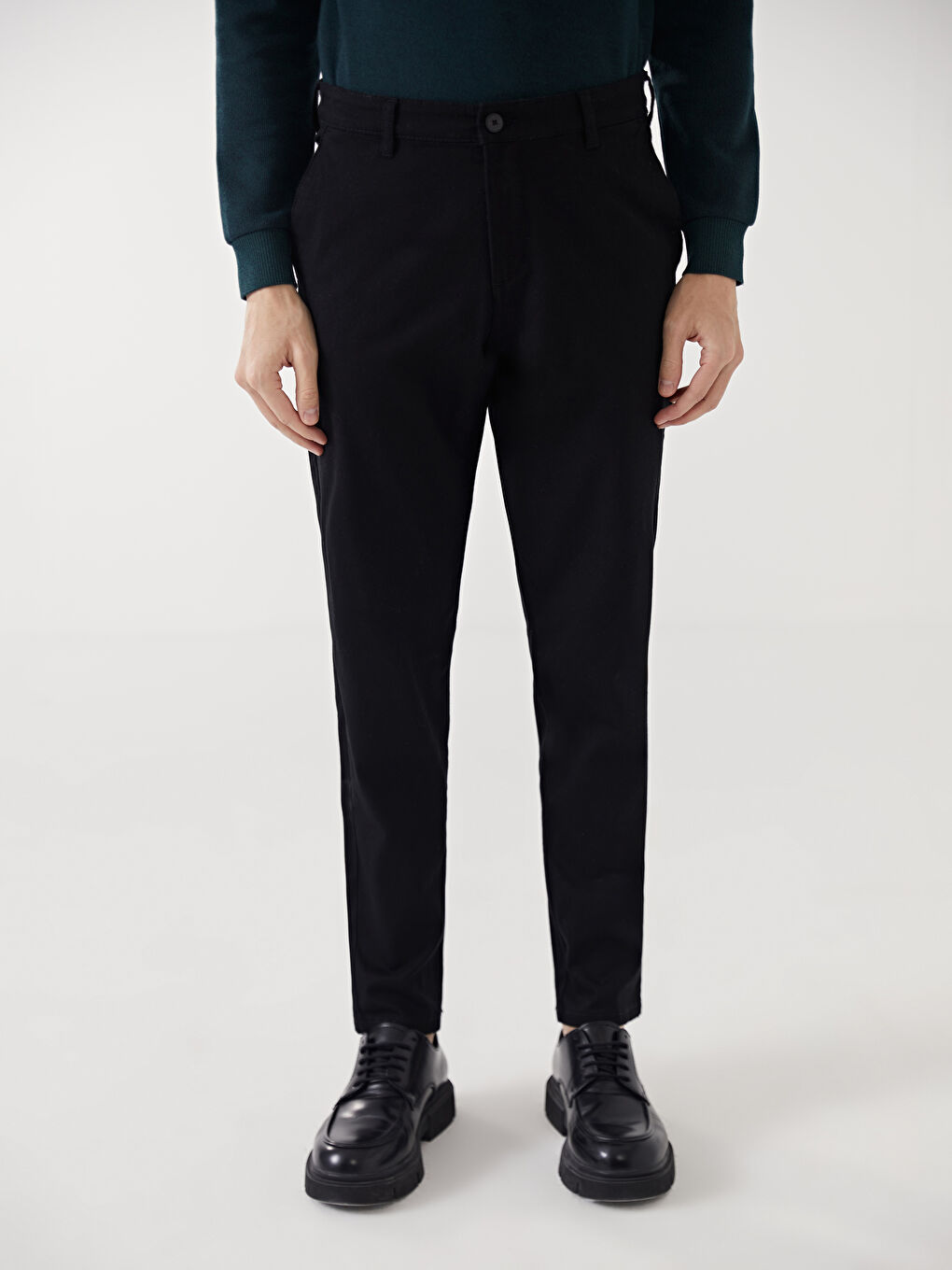 Slim Fit Men's Chino Trousers -S50561Z8-CVL