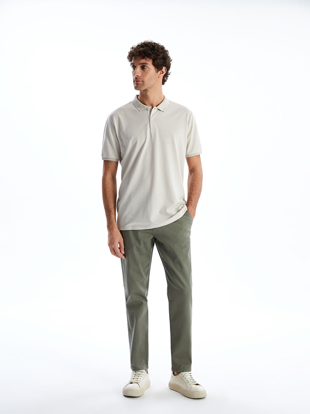 Slim Fit Men's Chino Trousers