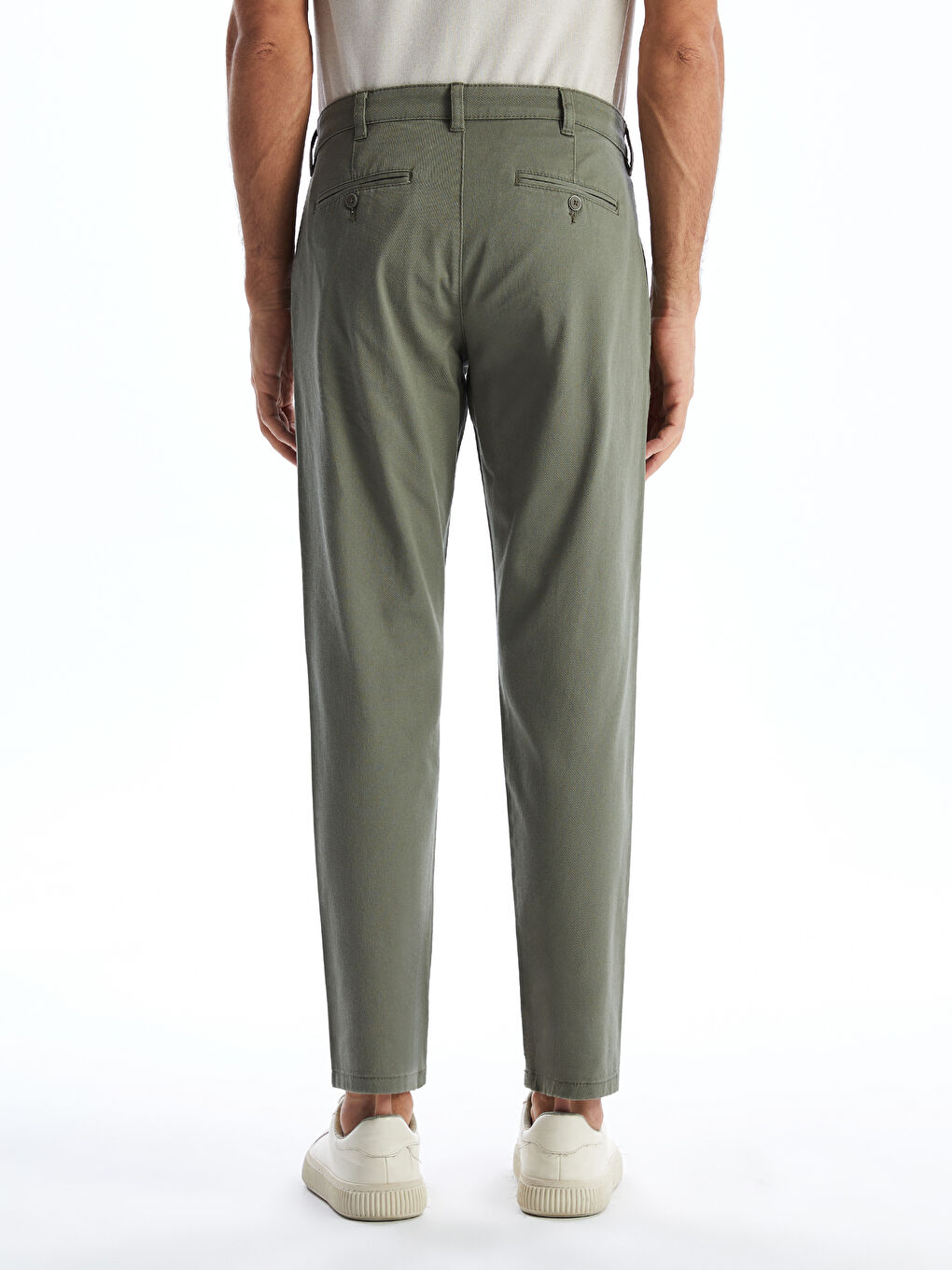 Slim Fit Men's Chino Trousers-3
