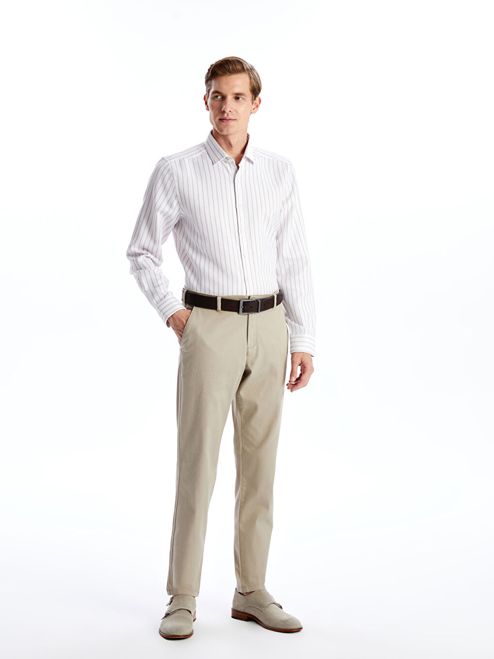 Slim Fit Men's Chino Trousers -S50561Z8-S2N