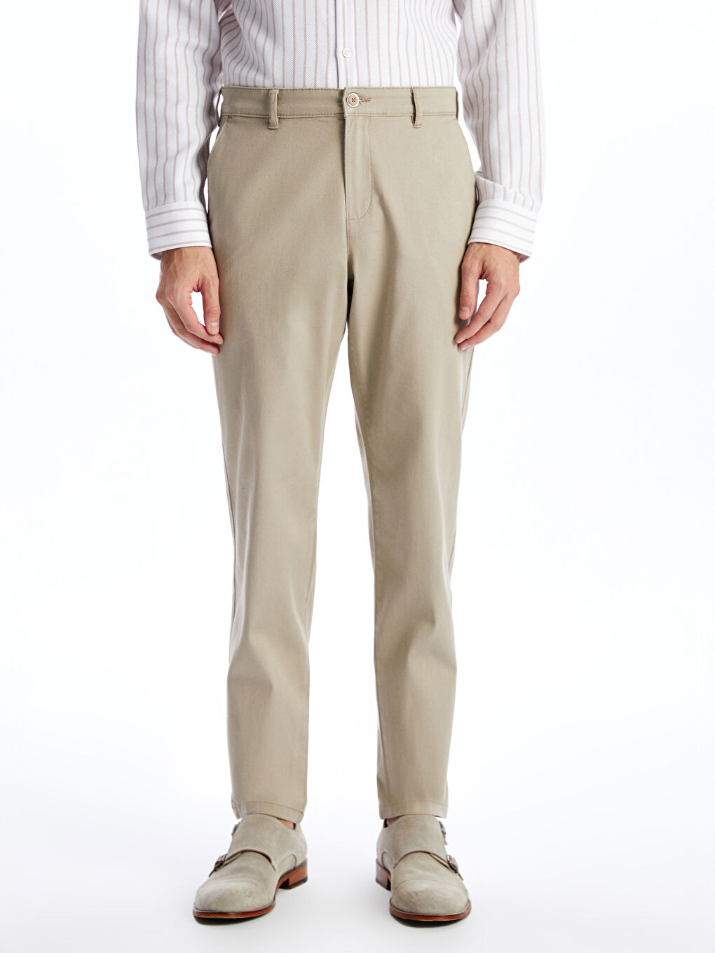 Slim Fit Men's Chino Trousers -S50561Z8-S2N