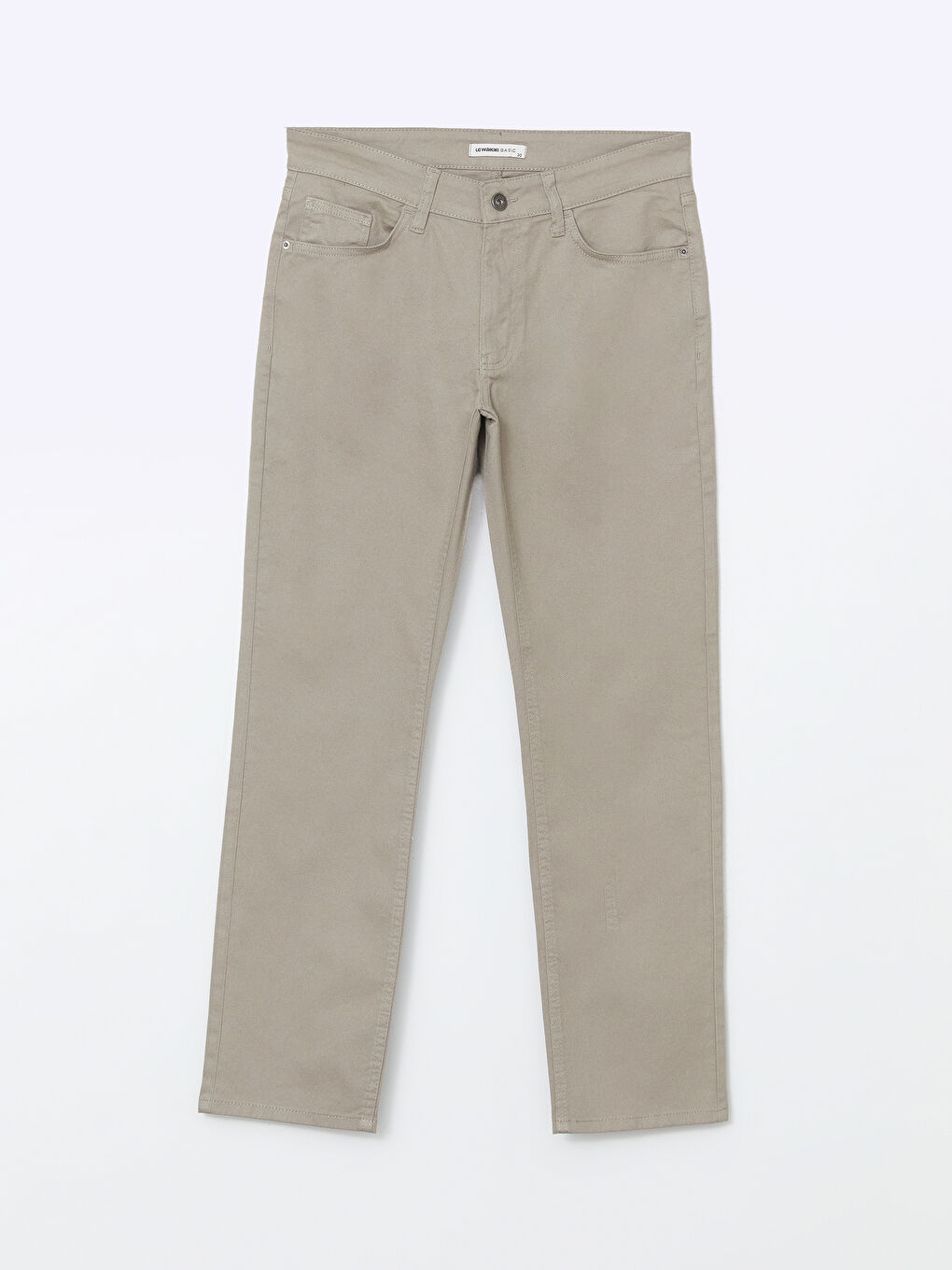LCWAIKIKI Basic Bej Standart Kalıp Gabardin Erkek Chino Pantolon - 4