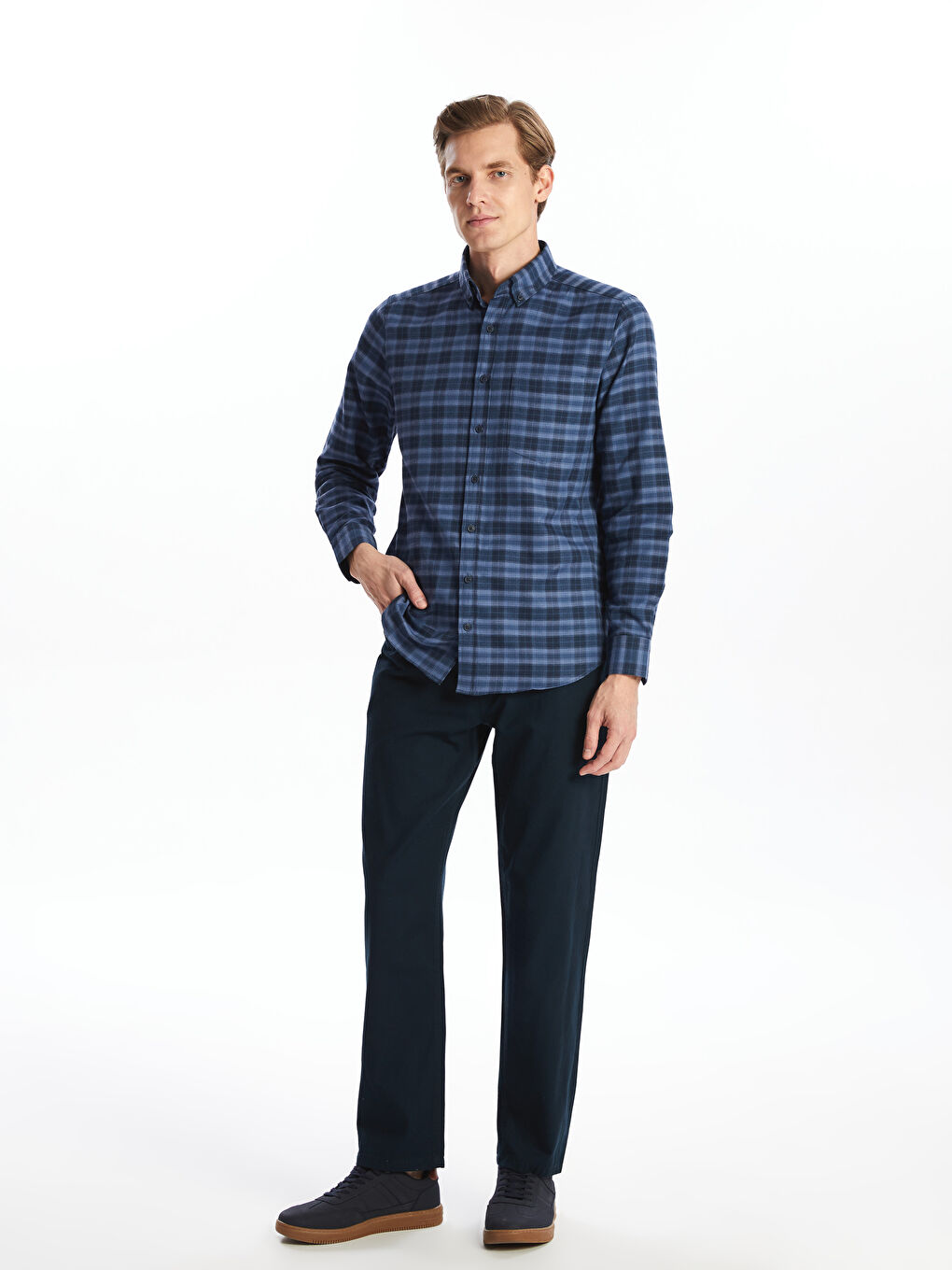 Relaxed Fit Men's Chino Trousers -S50563Z8-KN7