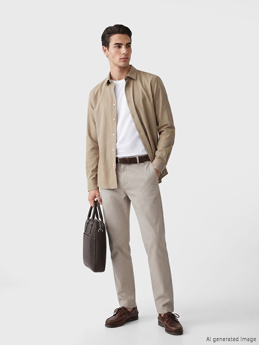 Standart Kalıp Erkek Chino Pantolon