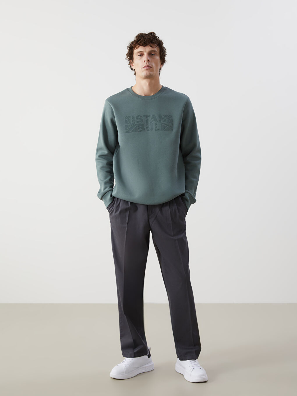 Relaxed Fit Men's Chino Trousers -S50566Z8-JQN