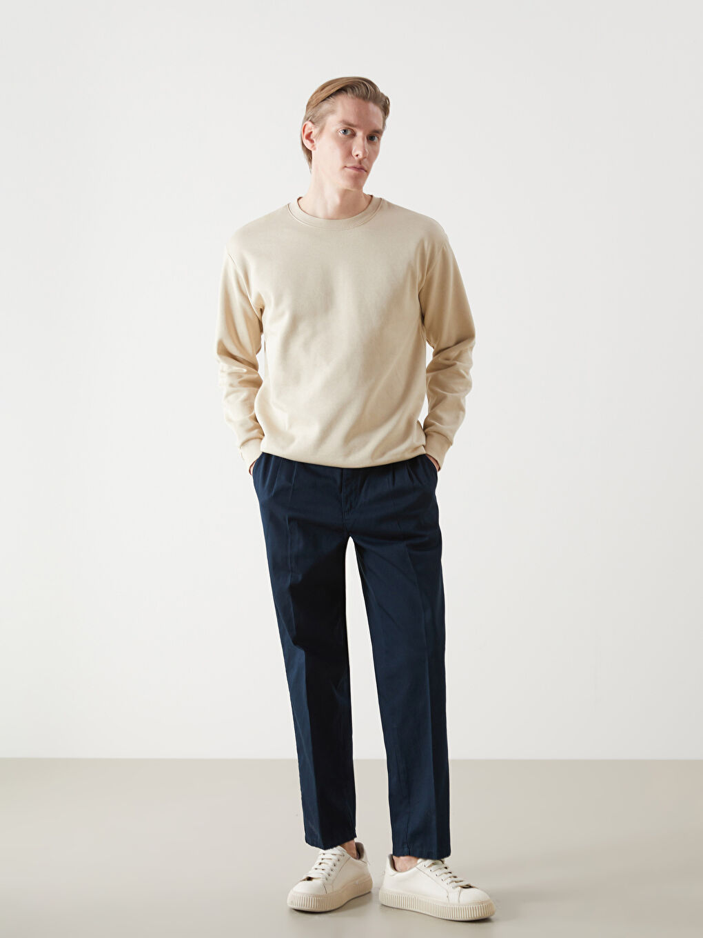 Relaxed Fit Men's Chino Trousers -S50566Z8-KN7