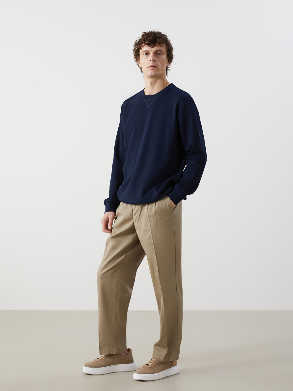 Čino pantalone za muškarce, opuštenog kroja -S50566Z8-YQ5