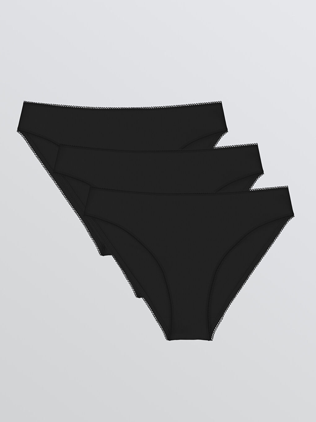 LCW DREAM Plain Bikini Knickers 3-Pack -S50579Z8-CVL