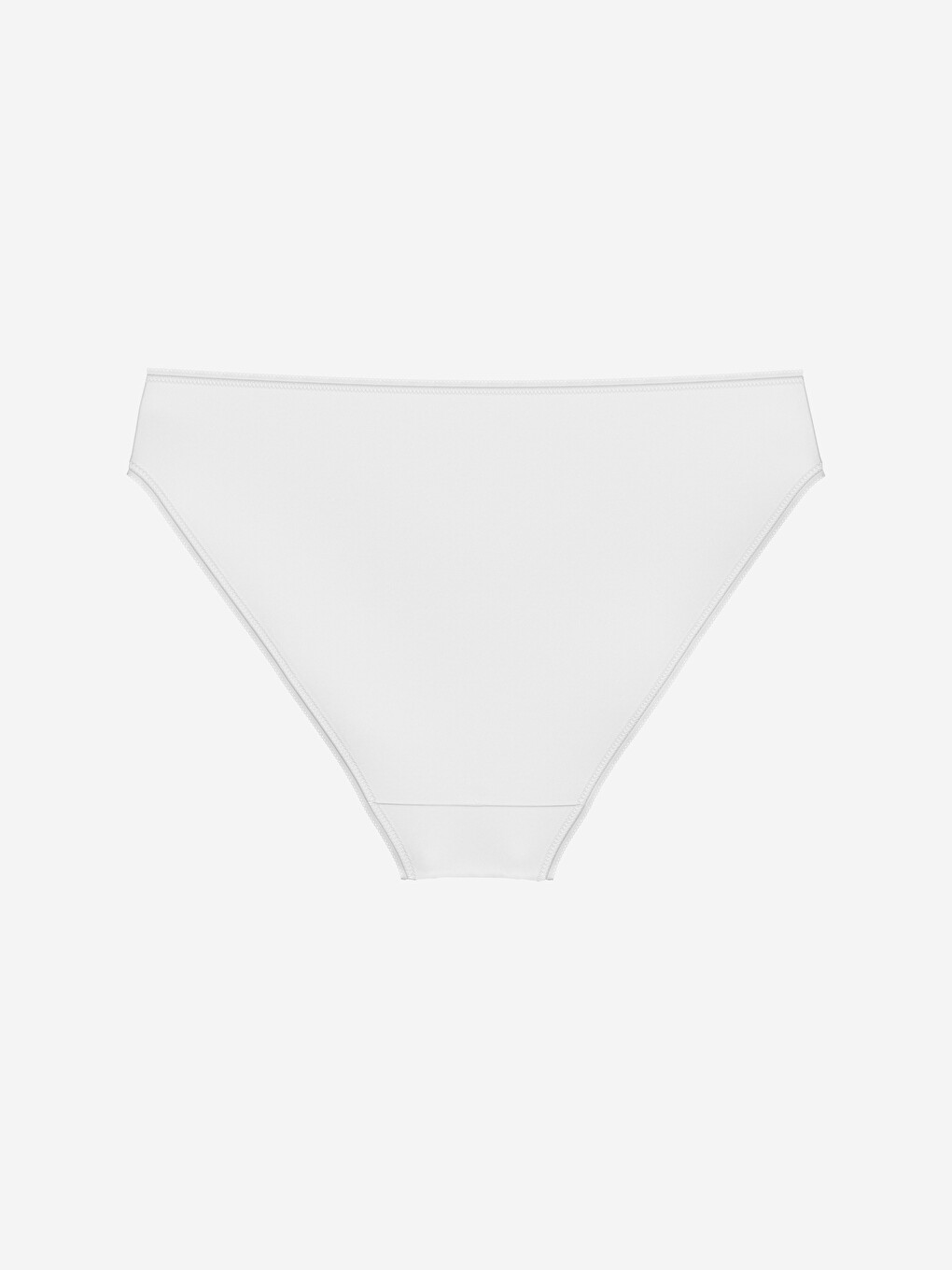 Beyaz Düz Bikini Külot-1