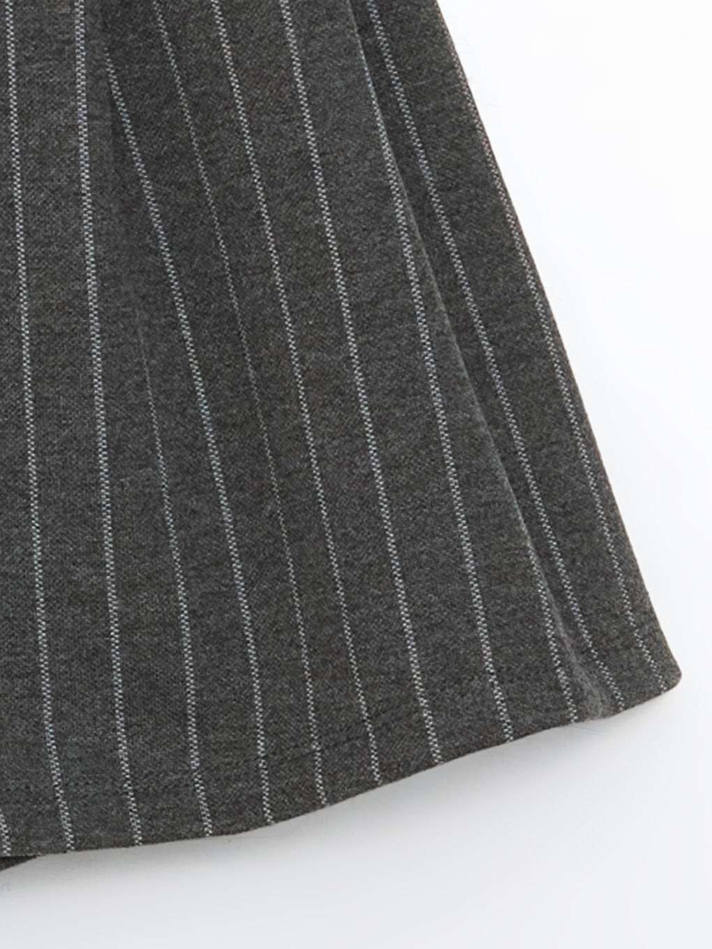 Antrasit Beli Lastikli Kız Çocuk Şort Etek-1