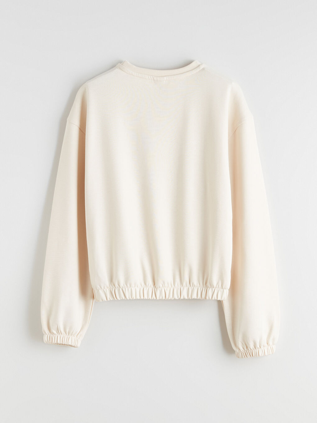 طقم رياضي للبنات بملمس ناعم وياقة دائرية-3