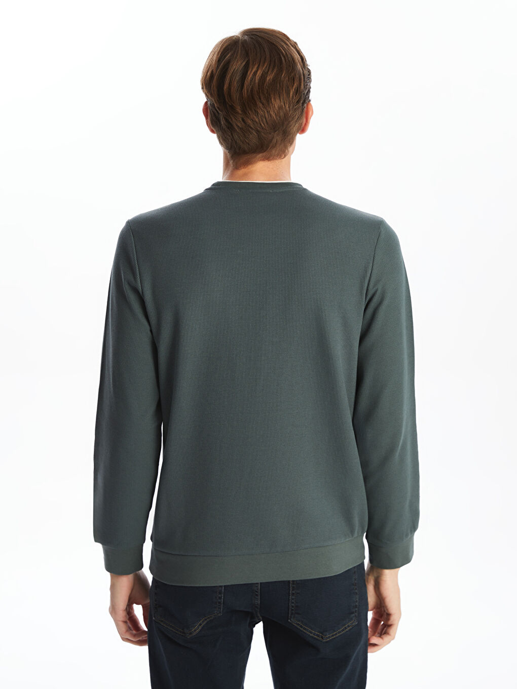 Crew Neck Men's Sweatshirt -S50775Z8-HMP