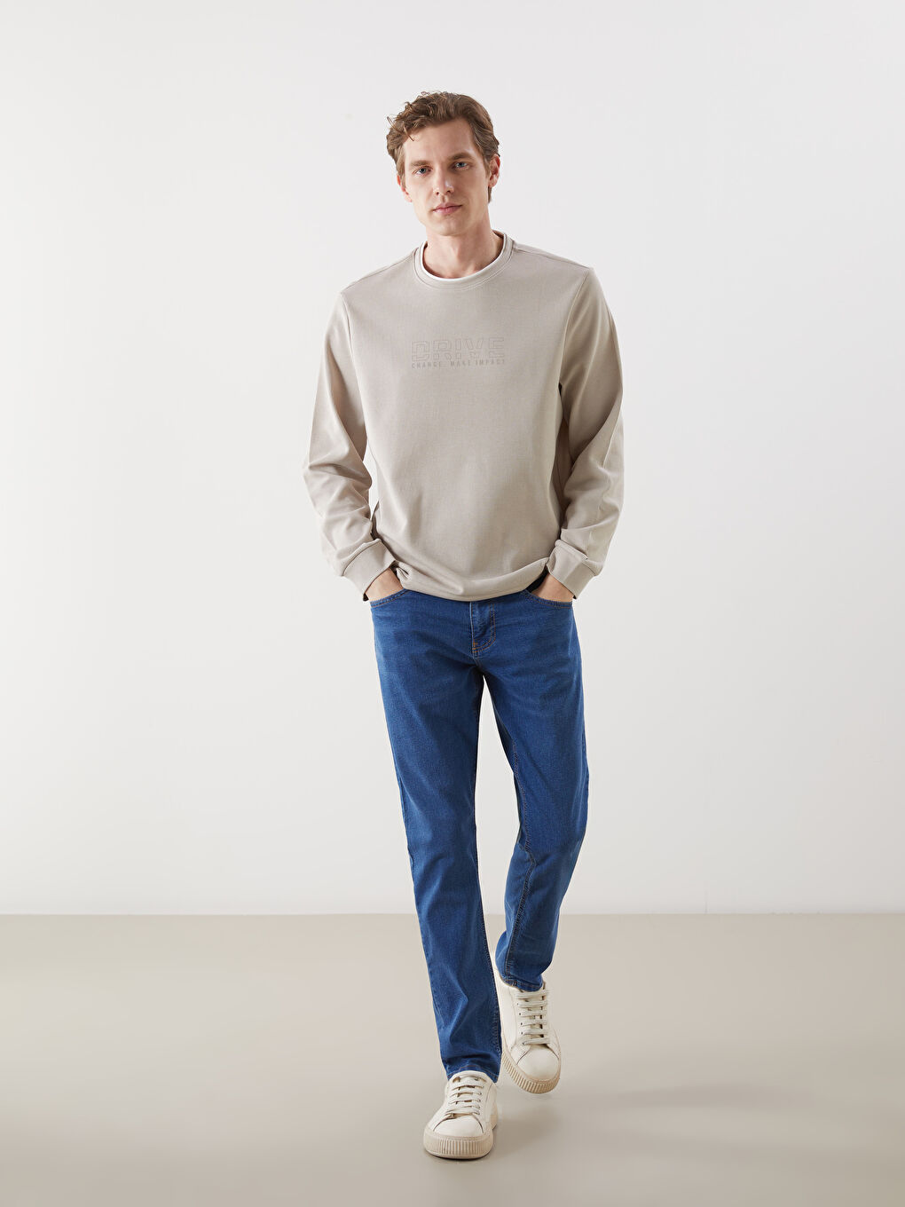 LCWAIKIKI Classic Rundhalsausschnitt Herren-Sweatshirt -S50775Z8-SZT