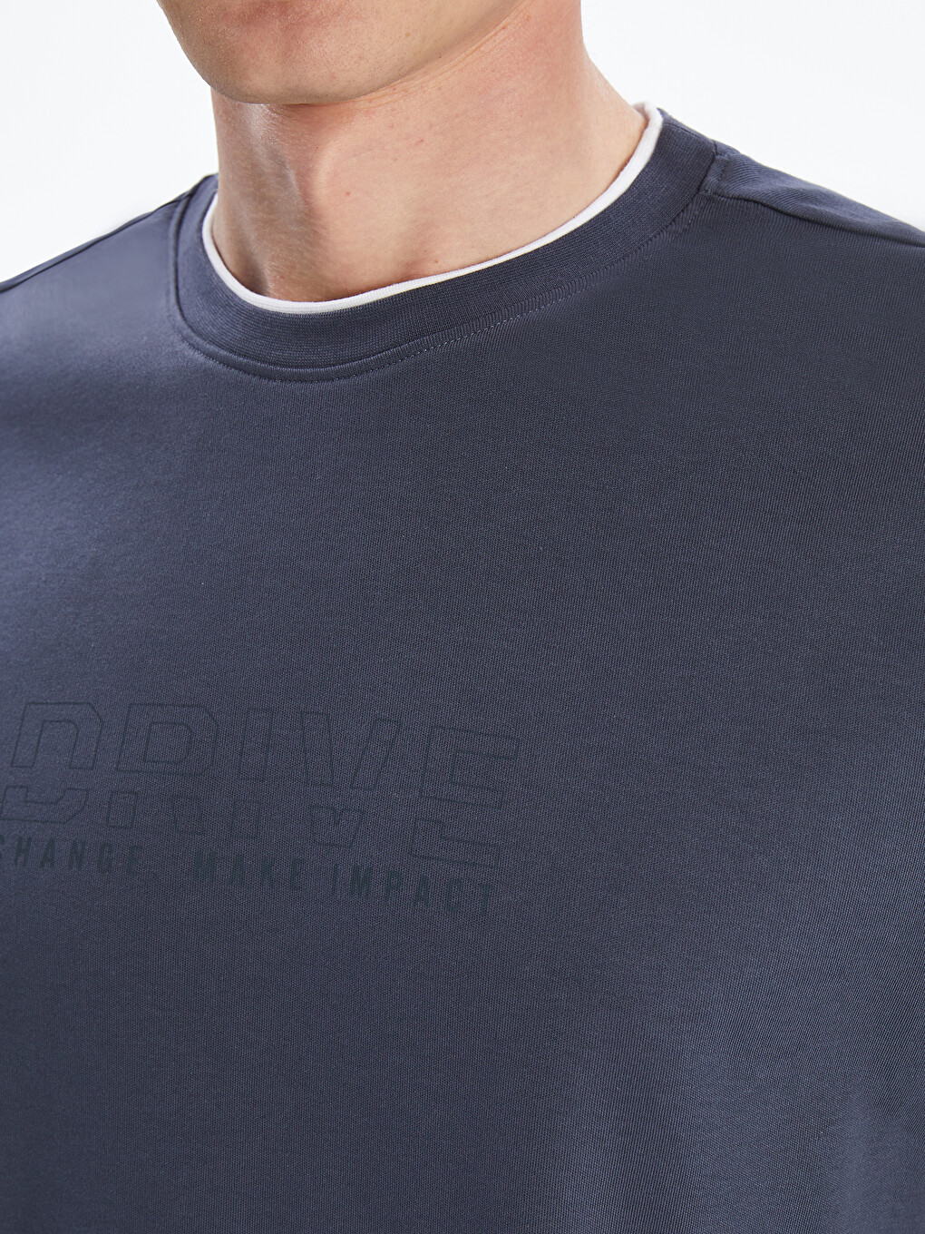 Crew Neck Men's Sweatshirt-4