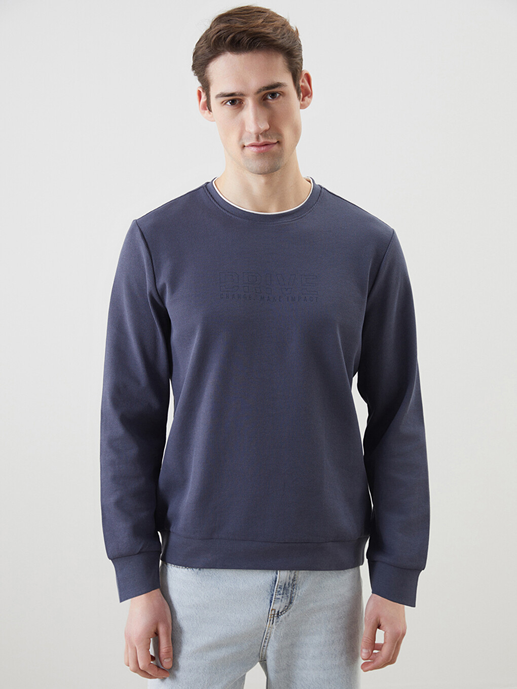 Crew Neck Men's Sweatshirt-1