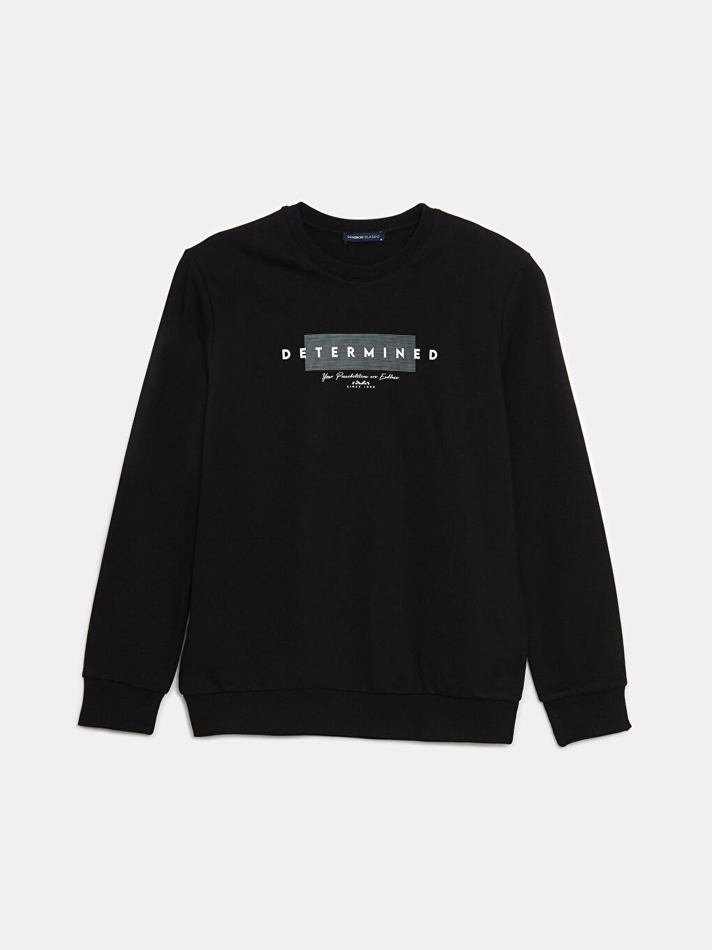 Crew Neck Long Sleeve Printed Men's Sweatshirt -S50777Z8-CVL