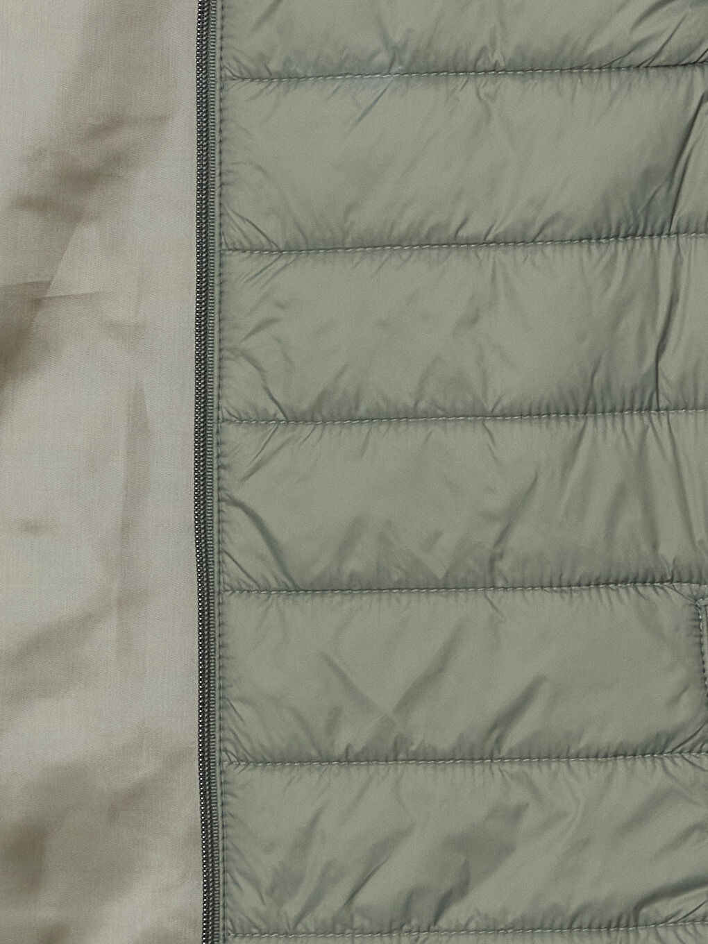 Yeşil Standart Kalıp Dik Yaka Erkek Şişme Yelek-6