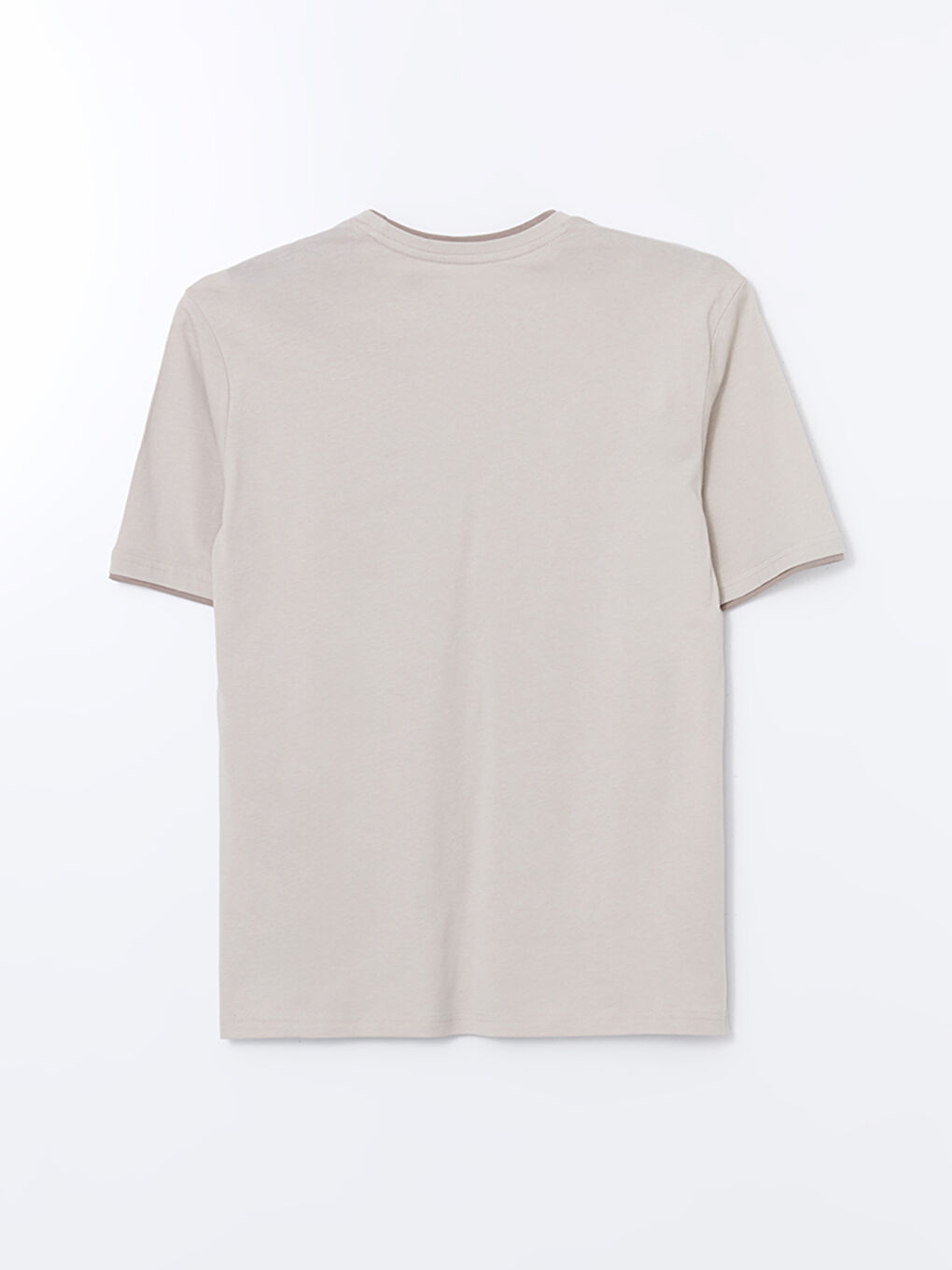 Crew Neck Short Sleeve Printed Combed Cotton Men's T-shirt -S50793Z8-SZT