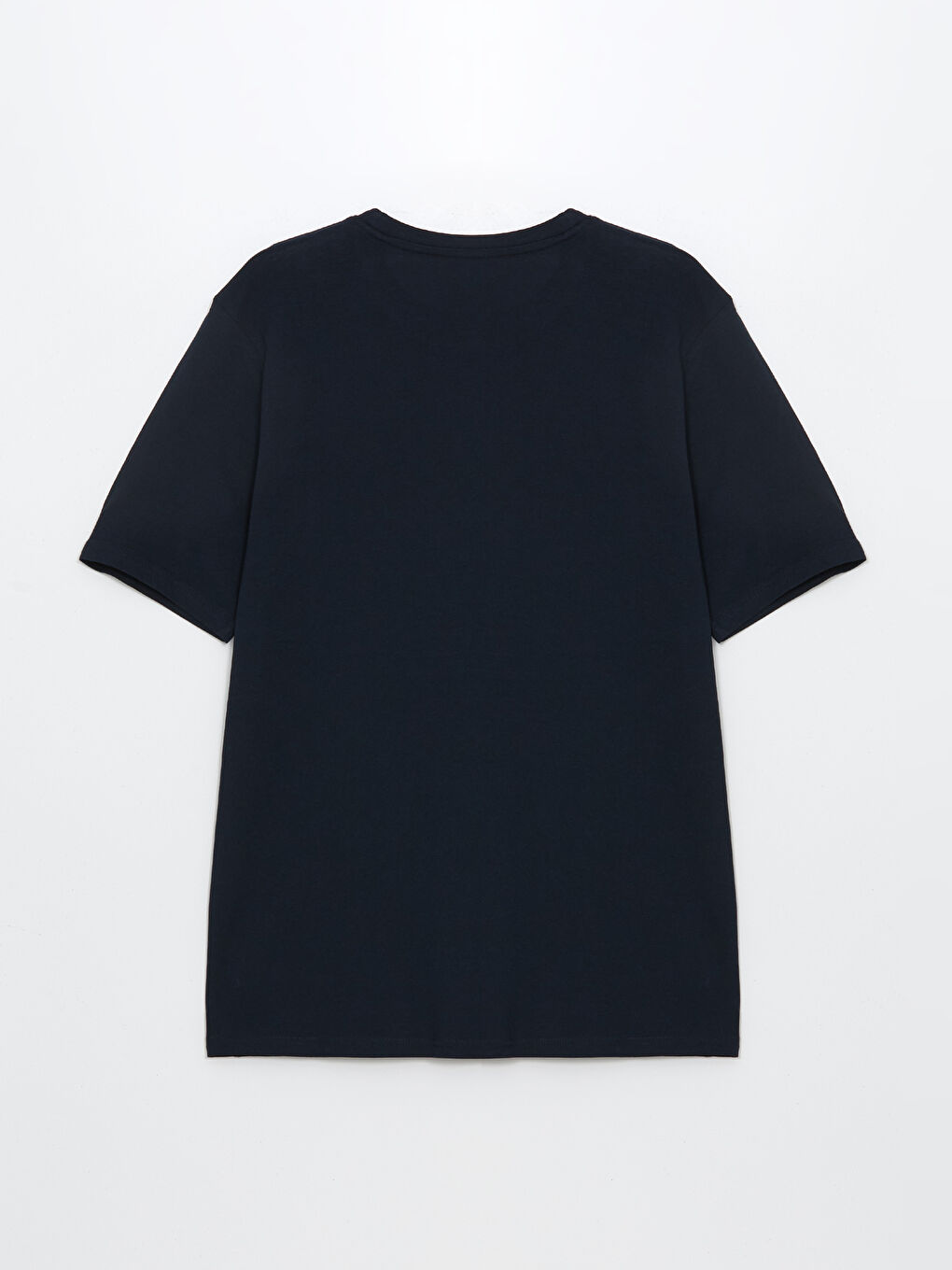 Crew Neck Short Sleeve Printed Combed Cotton Men's T-shirt -S50795Z8-DWP