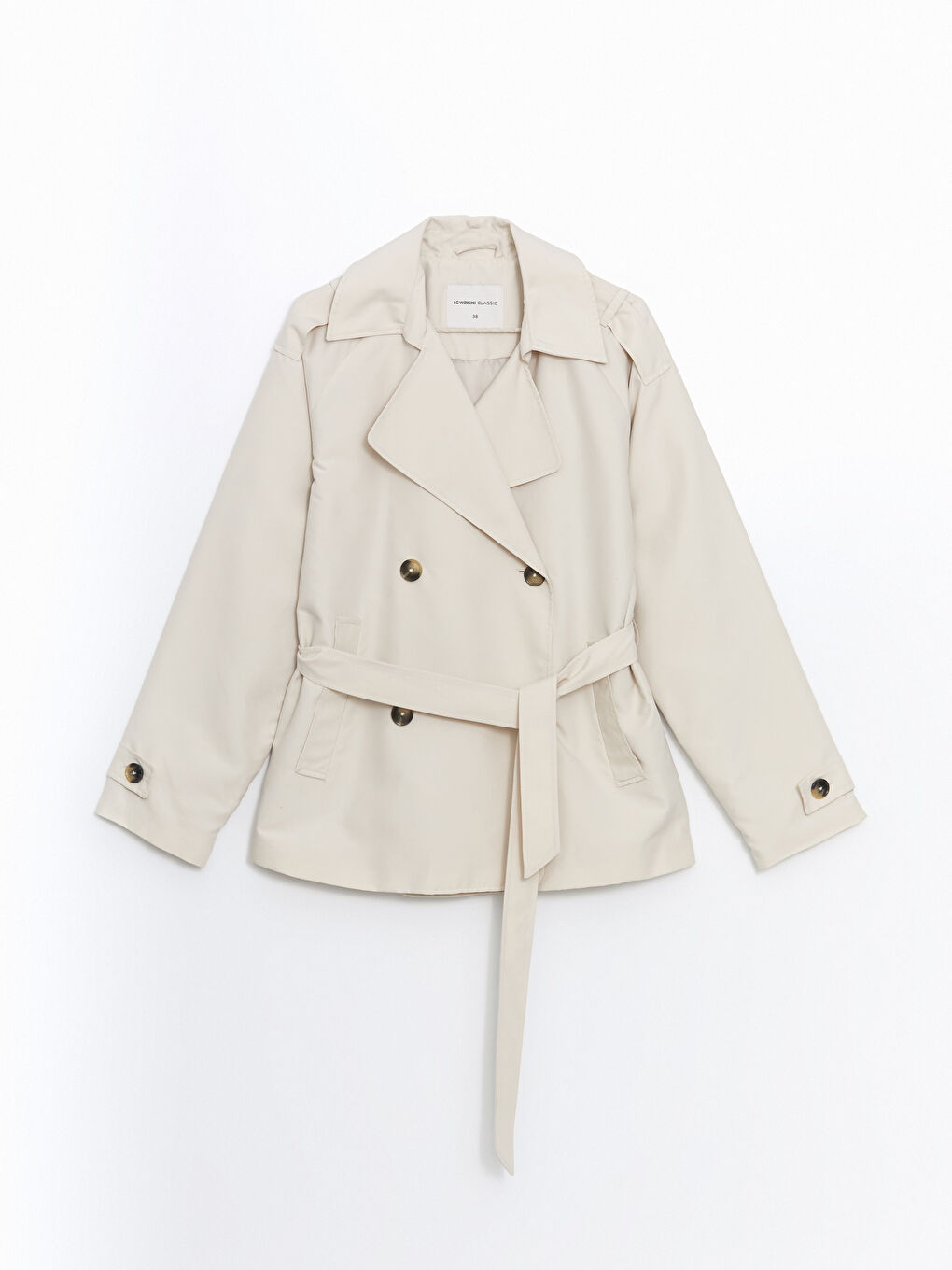 Jacket Neck Women's Trenchcoat -S50817Z8-R7Z