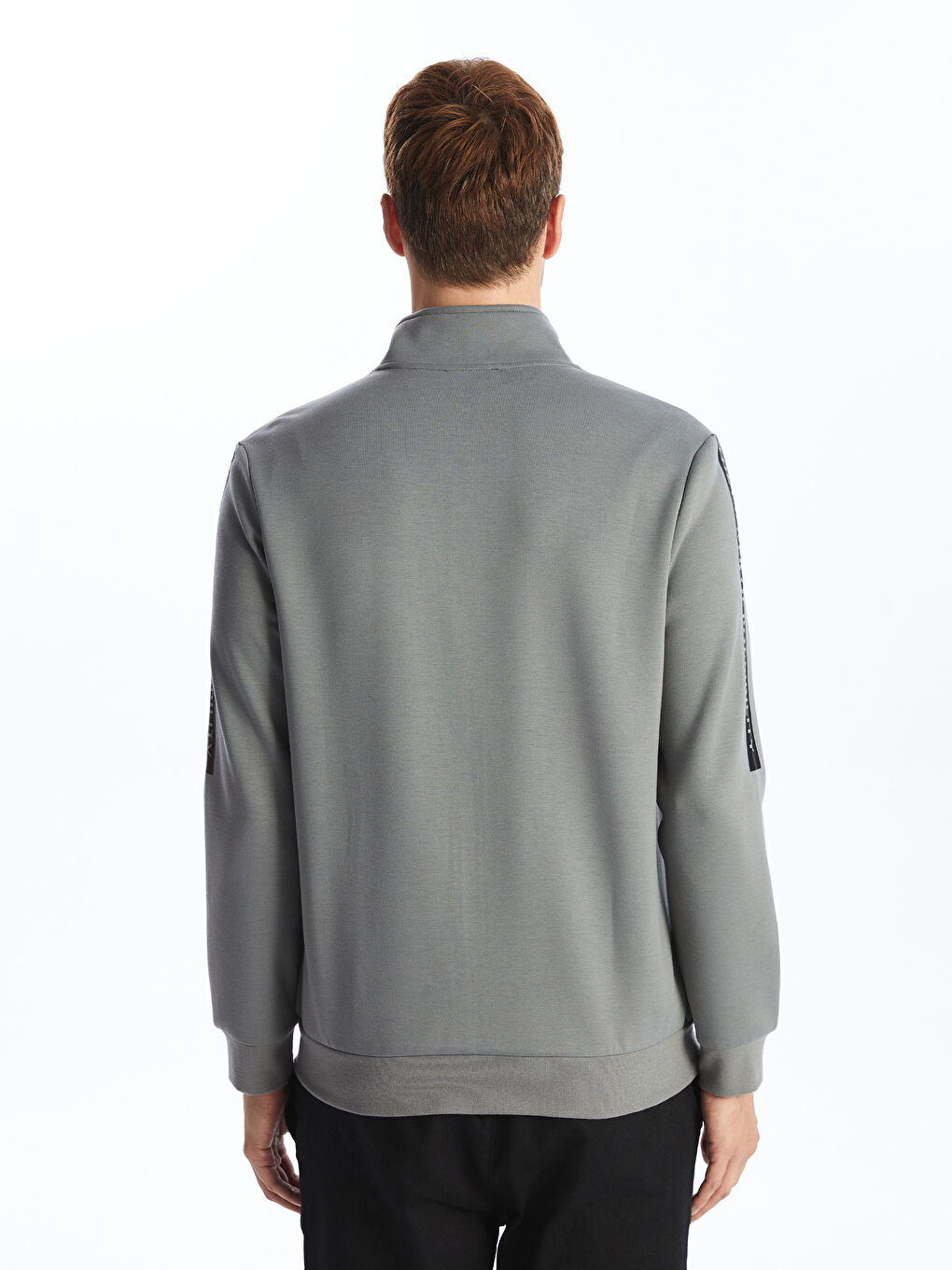 Funnel Neck Men's Sweatshirt -S50818Z8-YLT