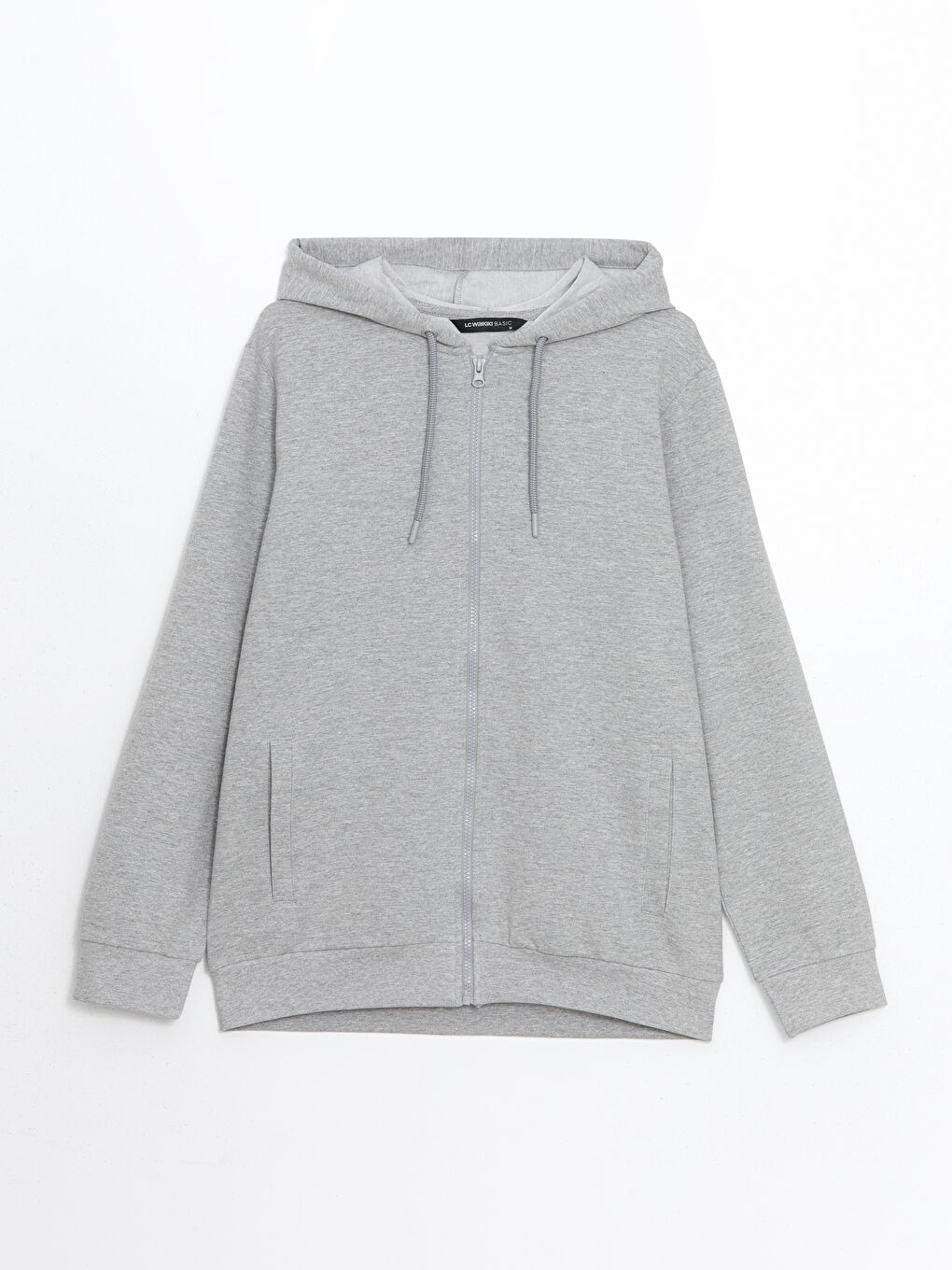 Hooded Long Sleeve Men's Zip-Up Sweatshirt -S50824Z8-LAL