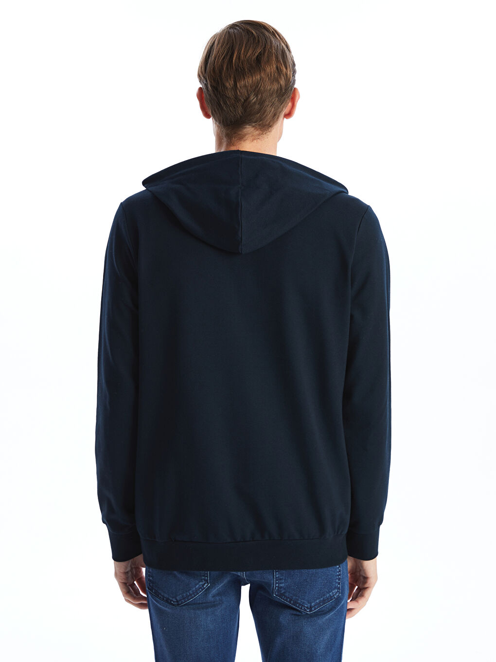 Hooded Long Sleeve Zipper Men's Sweatshirt -S50824Z8-RFH
