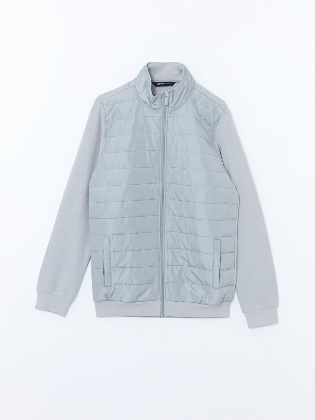 Standard Fit Funnel Neck Men's Coat -S50830Z8-YEG