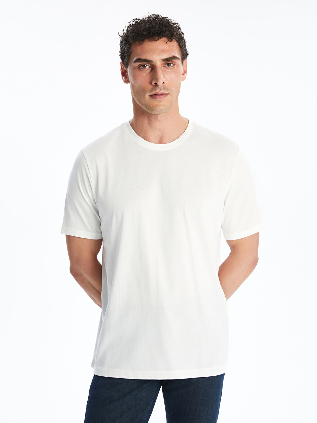 Crew Neck Jersey Men's T-Shirt -S50839Z8-EEW