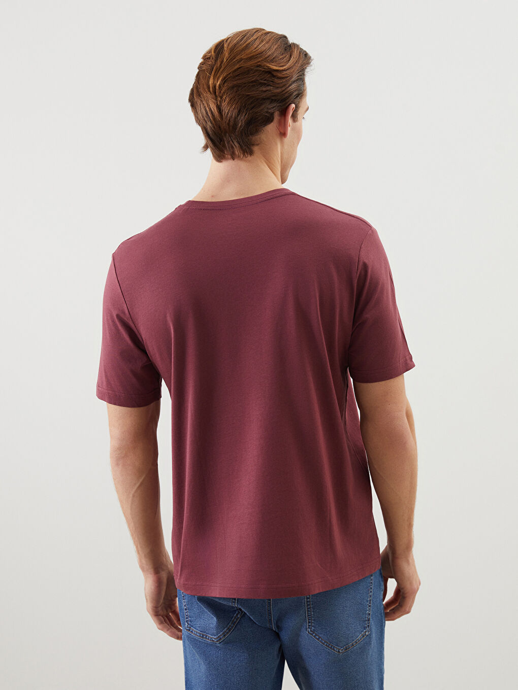 Crew Neck Jersey Men's T-Shirt -S50839Z8-YPE