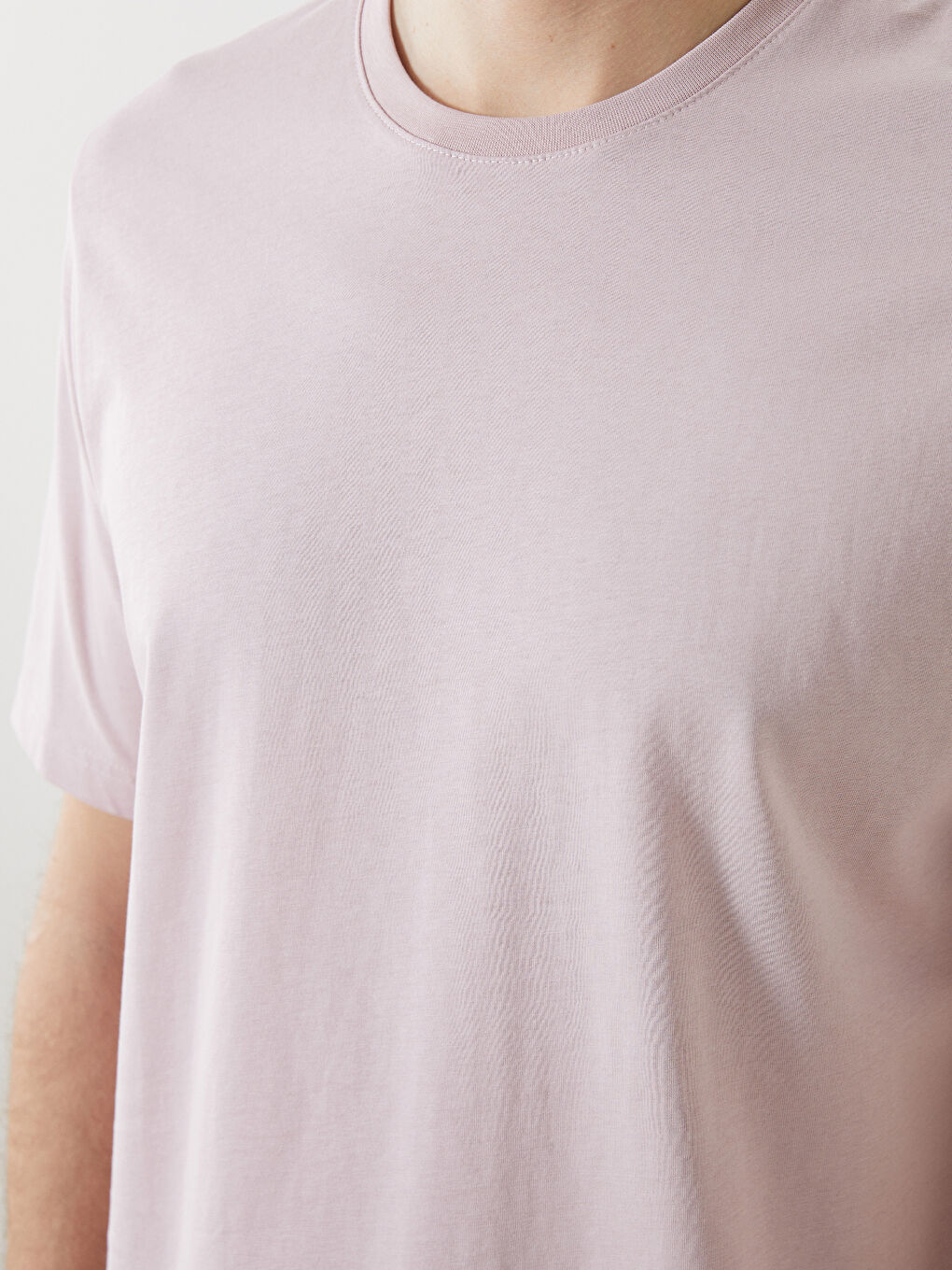 Crew Neck Short Sleeve Combed Cotton Men's T-shirt -S50839Z8-Z2N