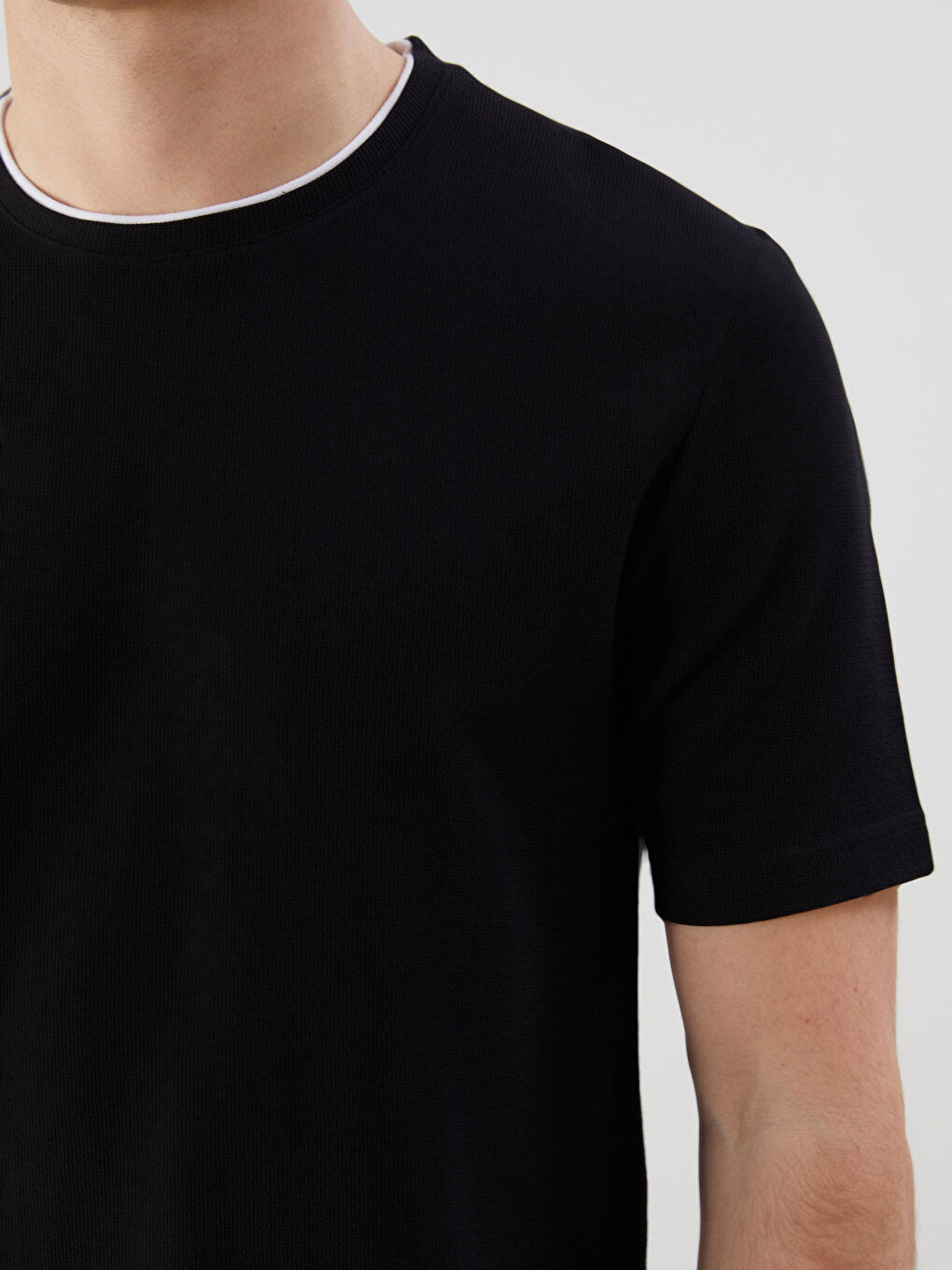 Crew Neck Short Sleeve Men's T-shirt -S50840Z8-CVL