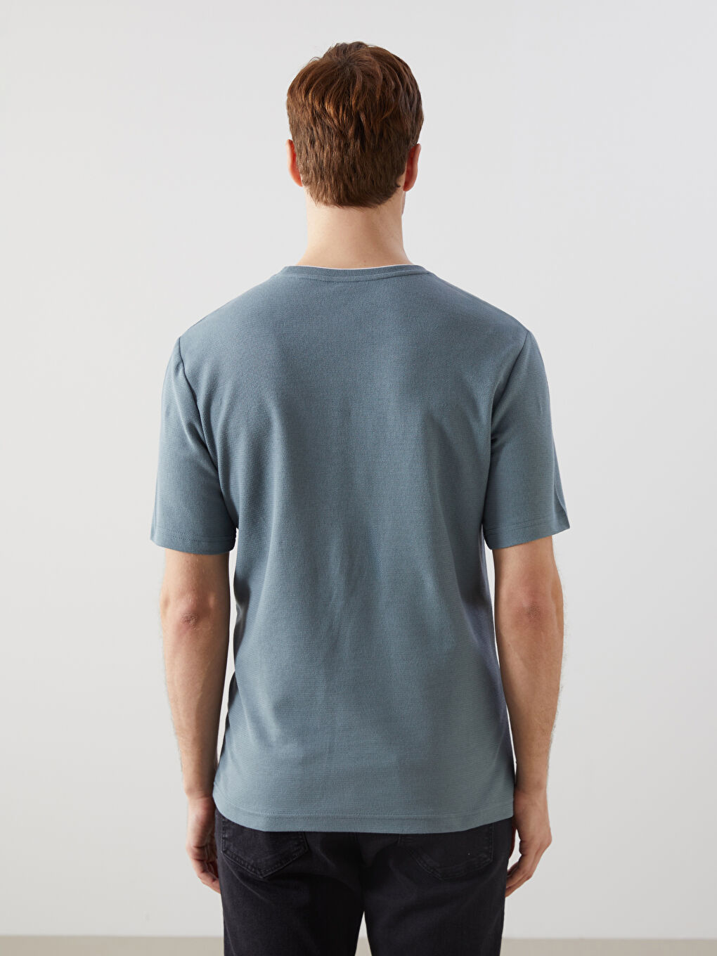 Crew Neck Short Sleeve Men's T-shirt -S50840Z8-Y8Q