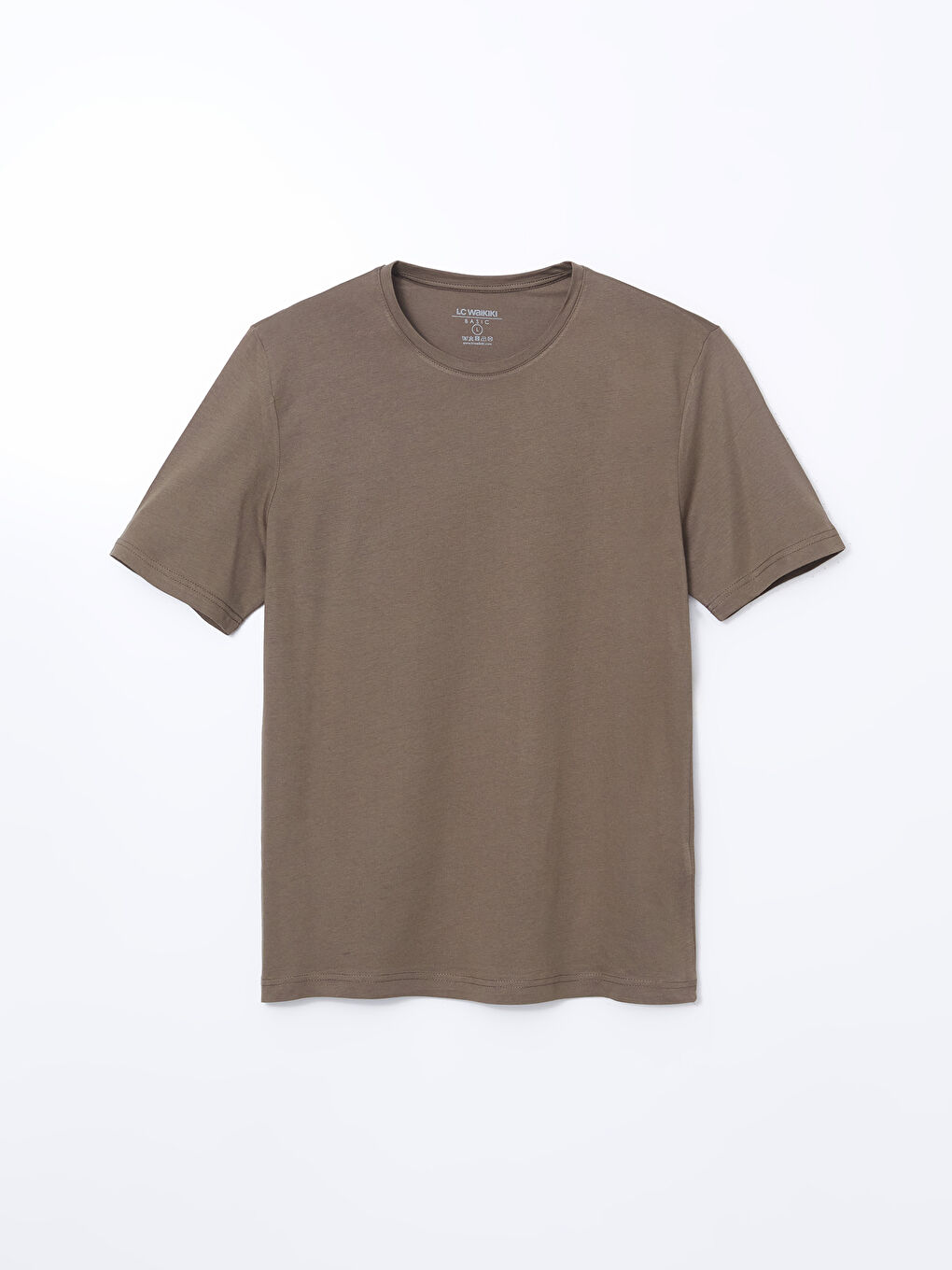 Crew Neck Short Sleeve Combed Cotton Men's T-shirt -S50841Z8-YPJ